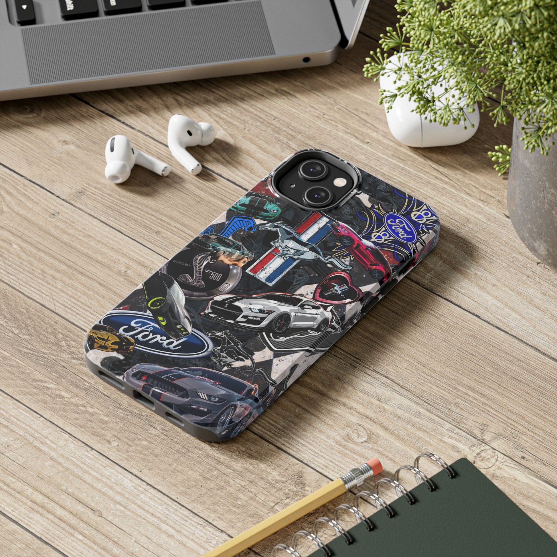 History of Ford Mustangs Theme Phone Cases for Iphones & Samsung Phones