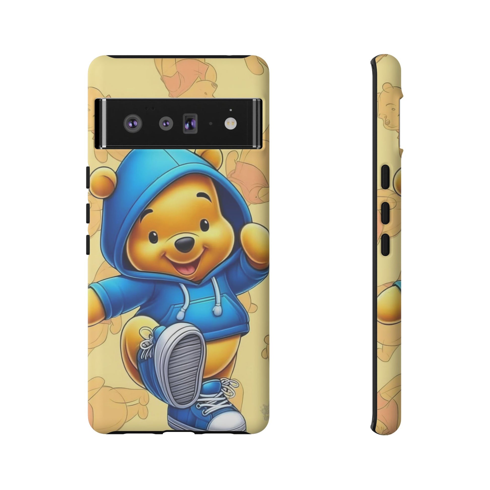 Cute Pooh Bear Phone Case, Tough Case