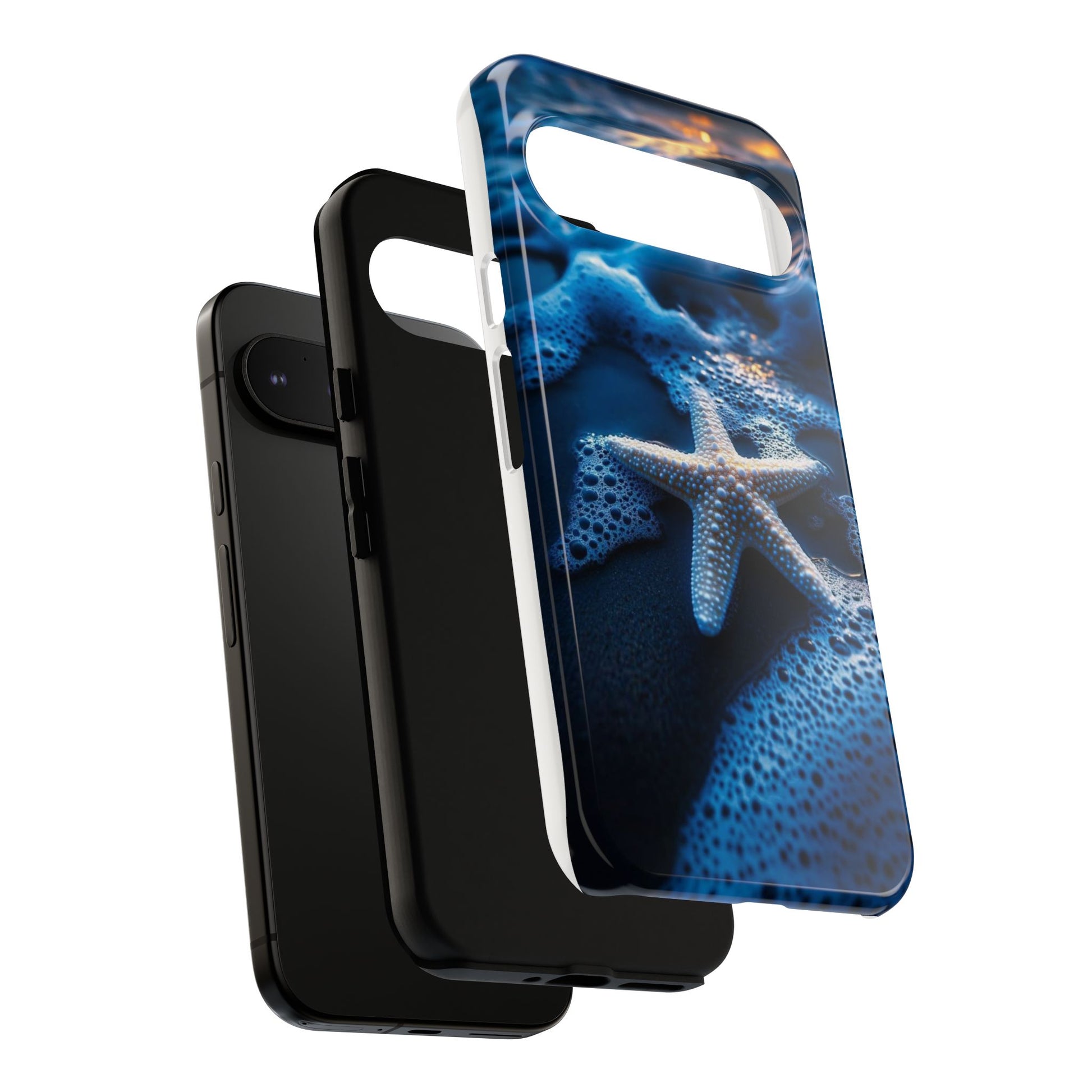 Starfish Beach Tough Cases for iPhones, Samsung, and Pixel