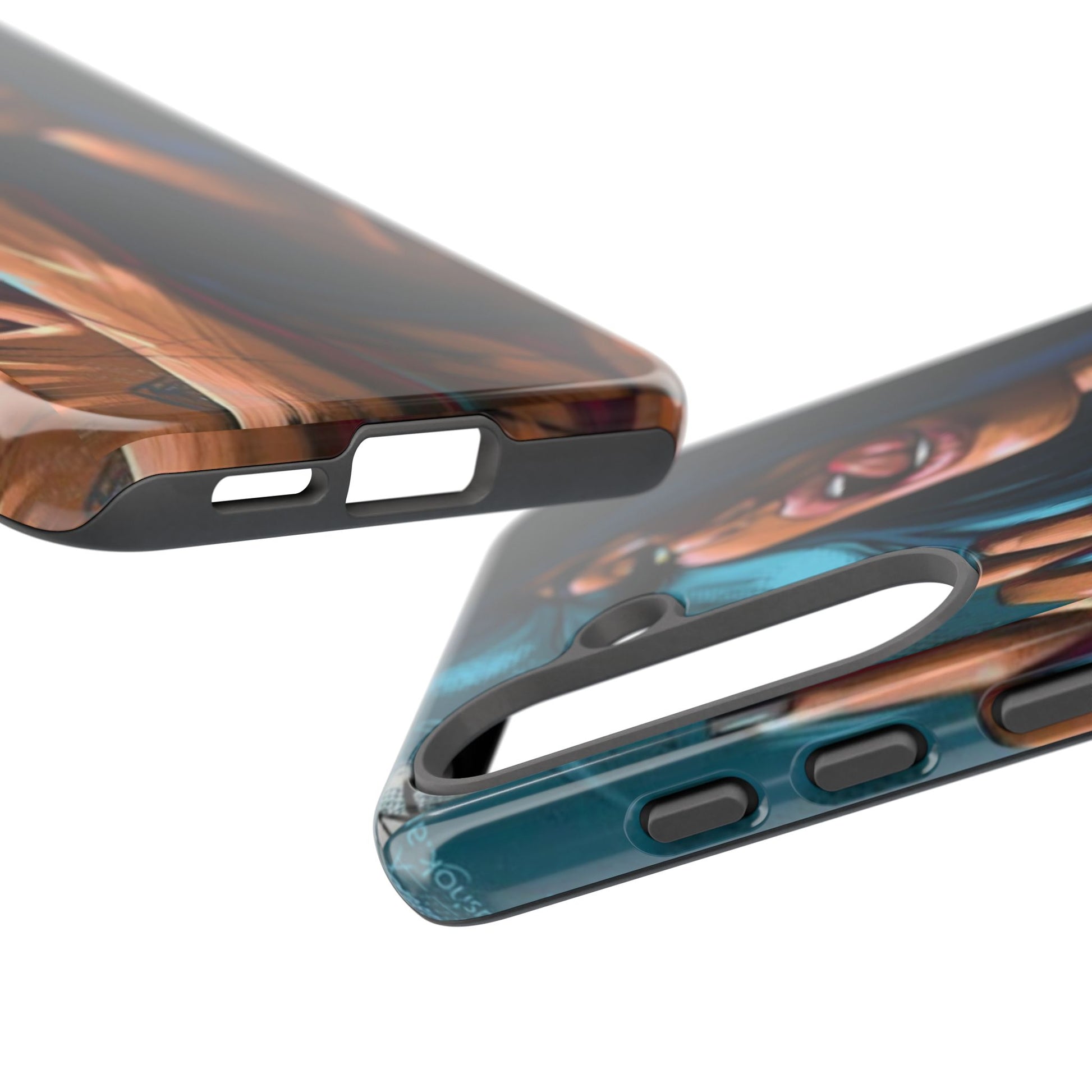 Tough Girl Theme Urban Design Cases for iPhones, Samsung, and Pixel