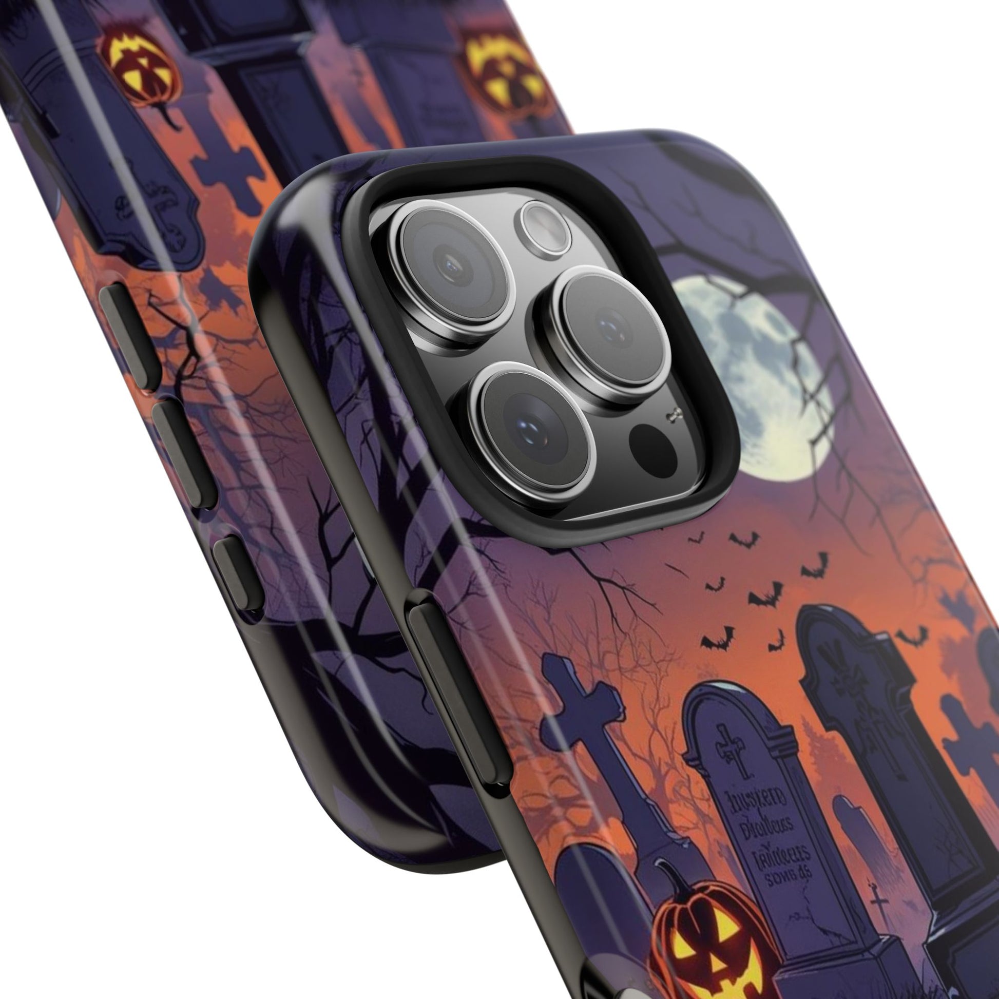 Graveyard Halloween Theme Phone Cases for iPhones & Samsung Phones
