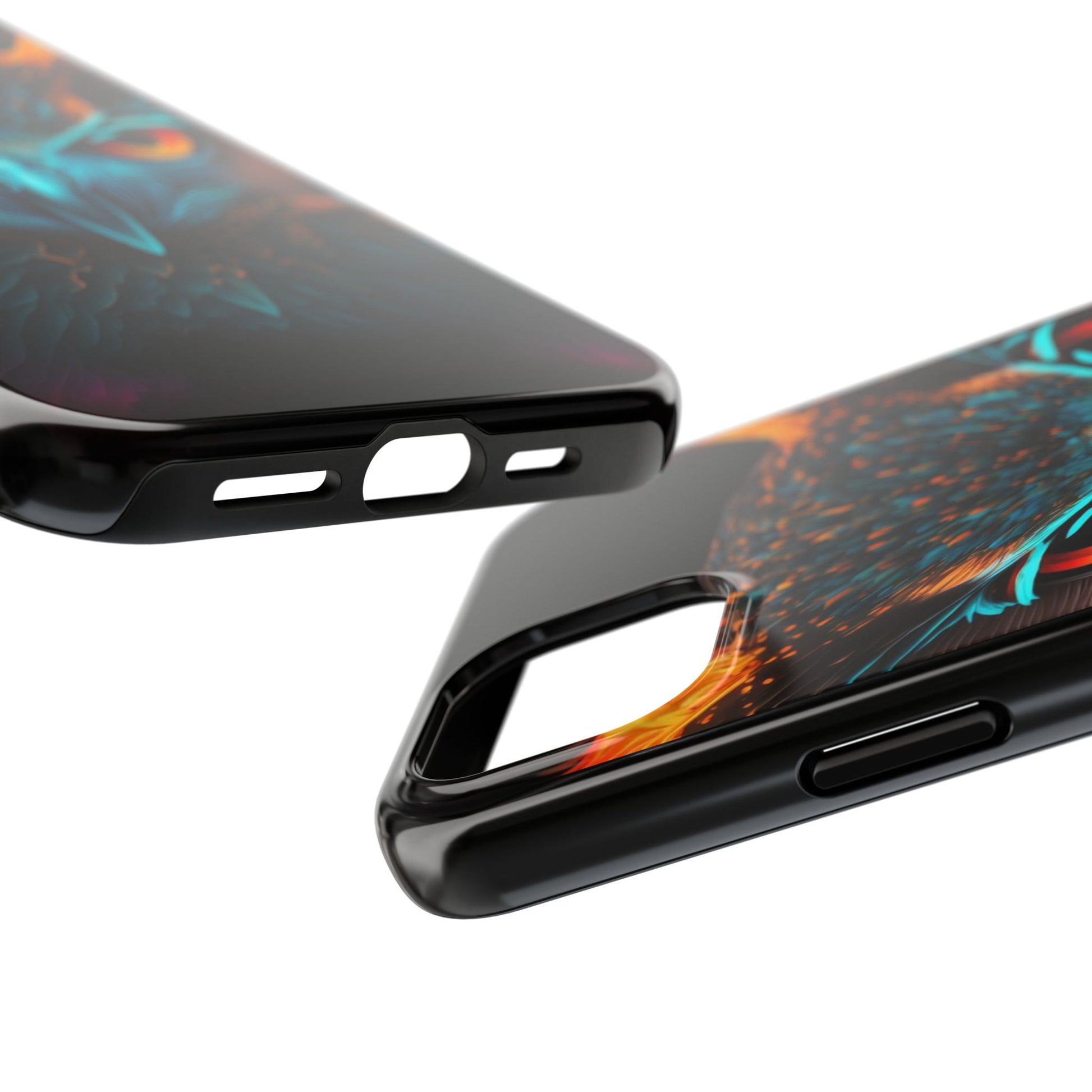 Neon Owl Theme Phone Cases for iPhones & Samsung Phones