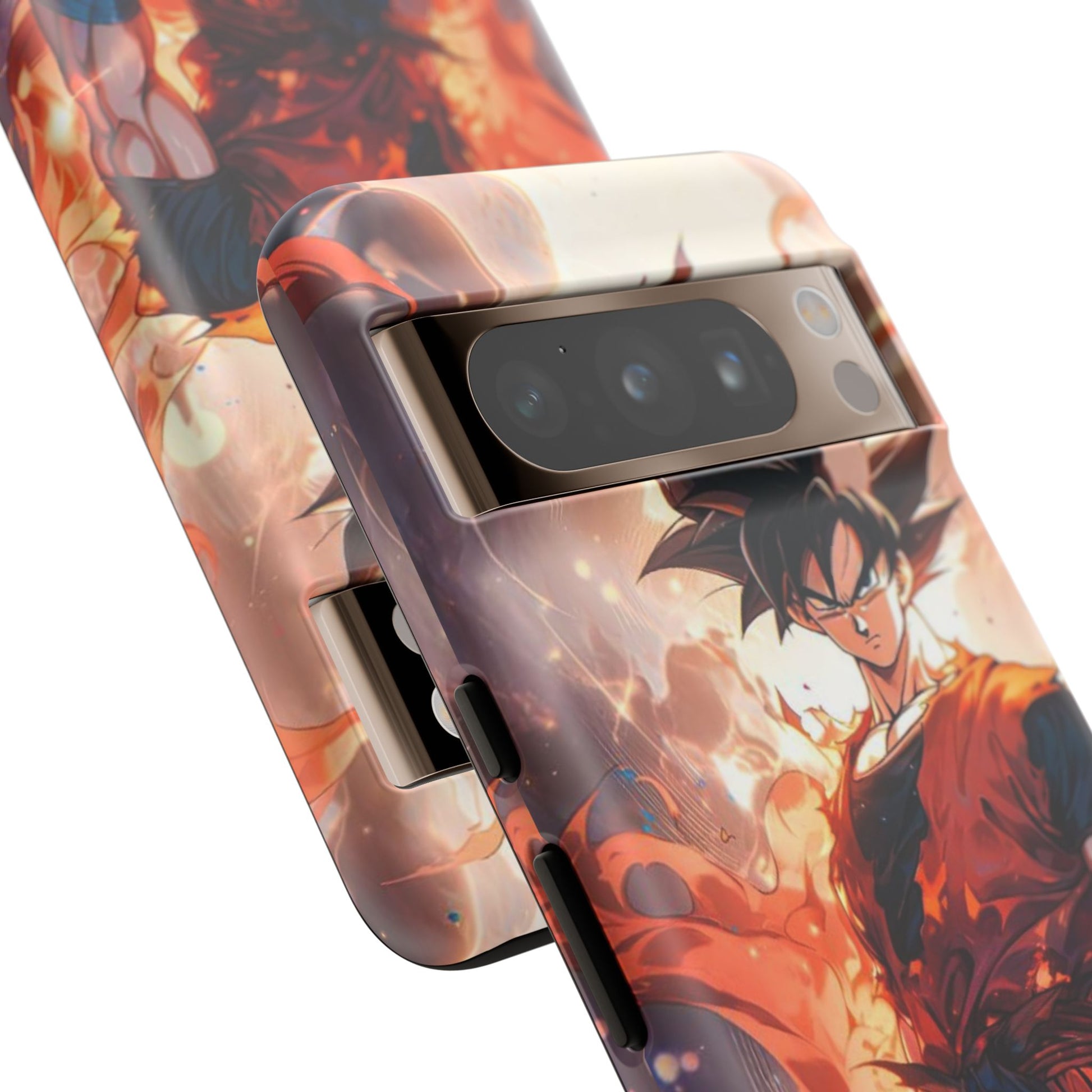 Anime Manga Dragon Ball Z Goku Tough Cases for iPhones, Samsung, and Pixel