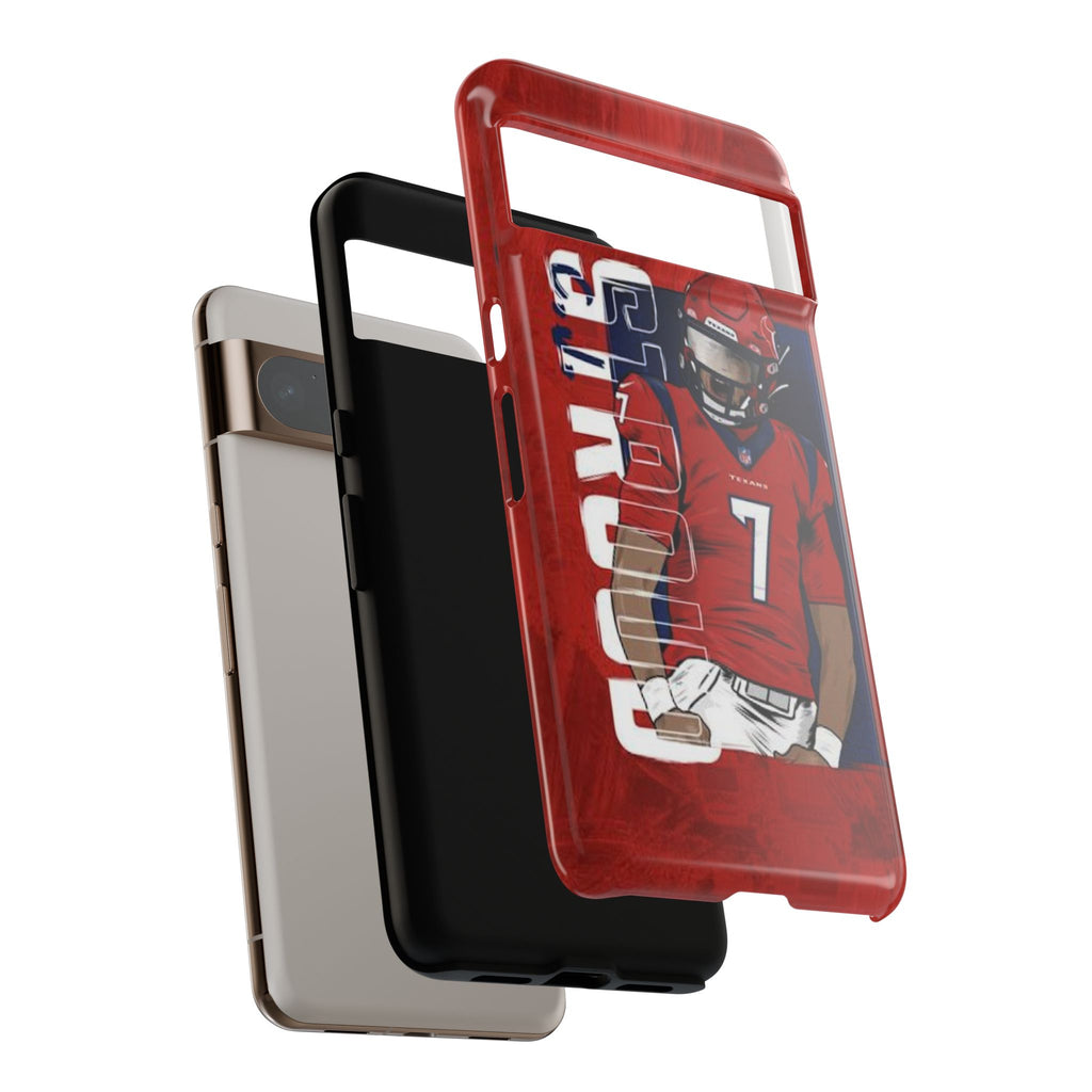 Houston Texans Football CJ Stroud Tough Cases for iPhones, Samsung, and Pixel