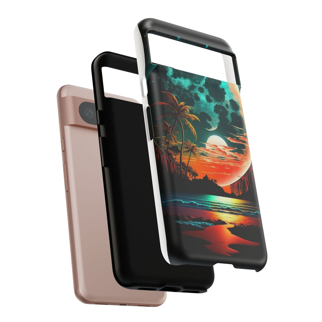 Fantasy Beach Sunset Landscape Phone Case for iPhone, Samsung Galaxy, & Pixel Phones