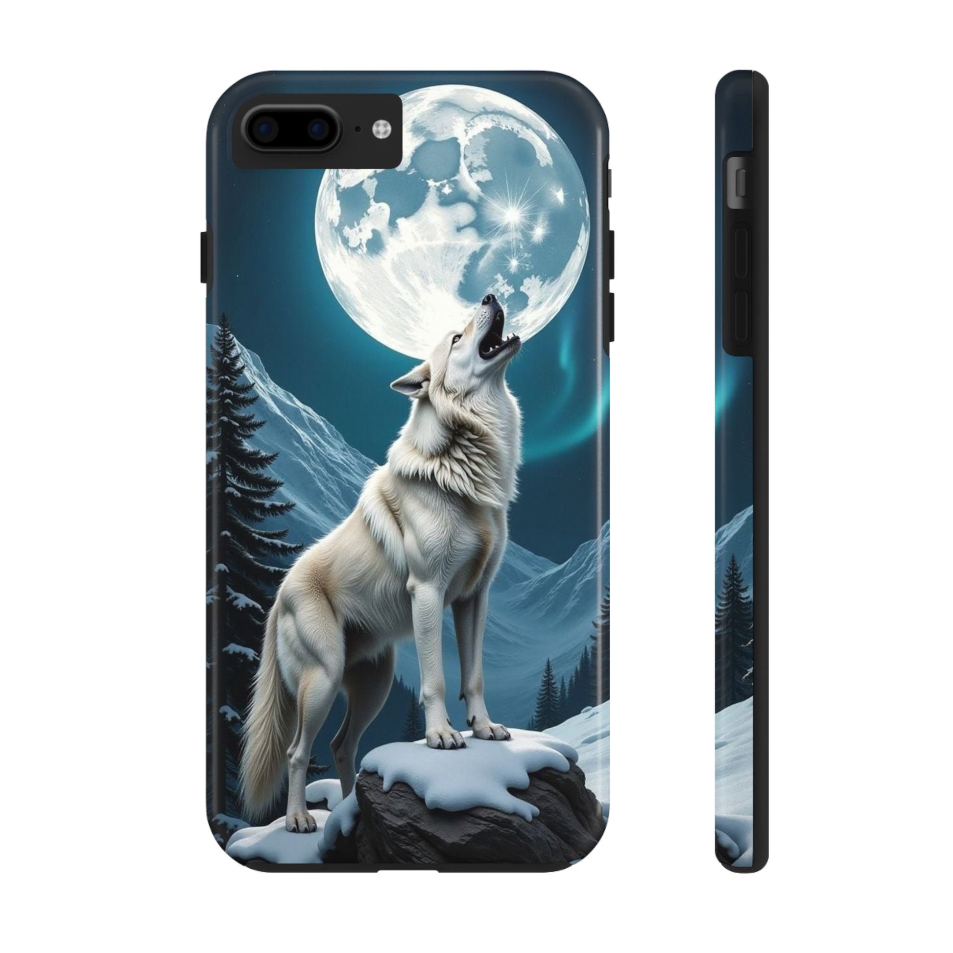 Howling Wolf Theme Phone Cases for iPhones & Samsung Phones