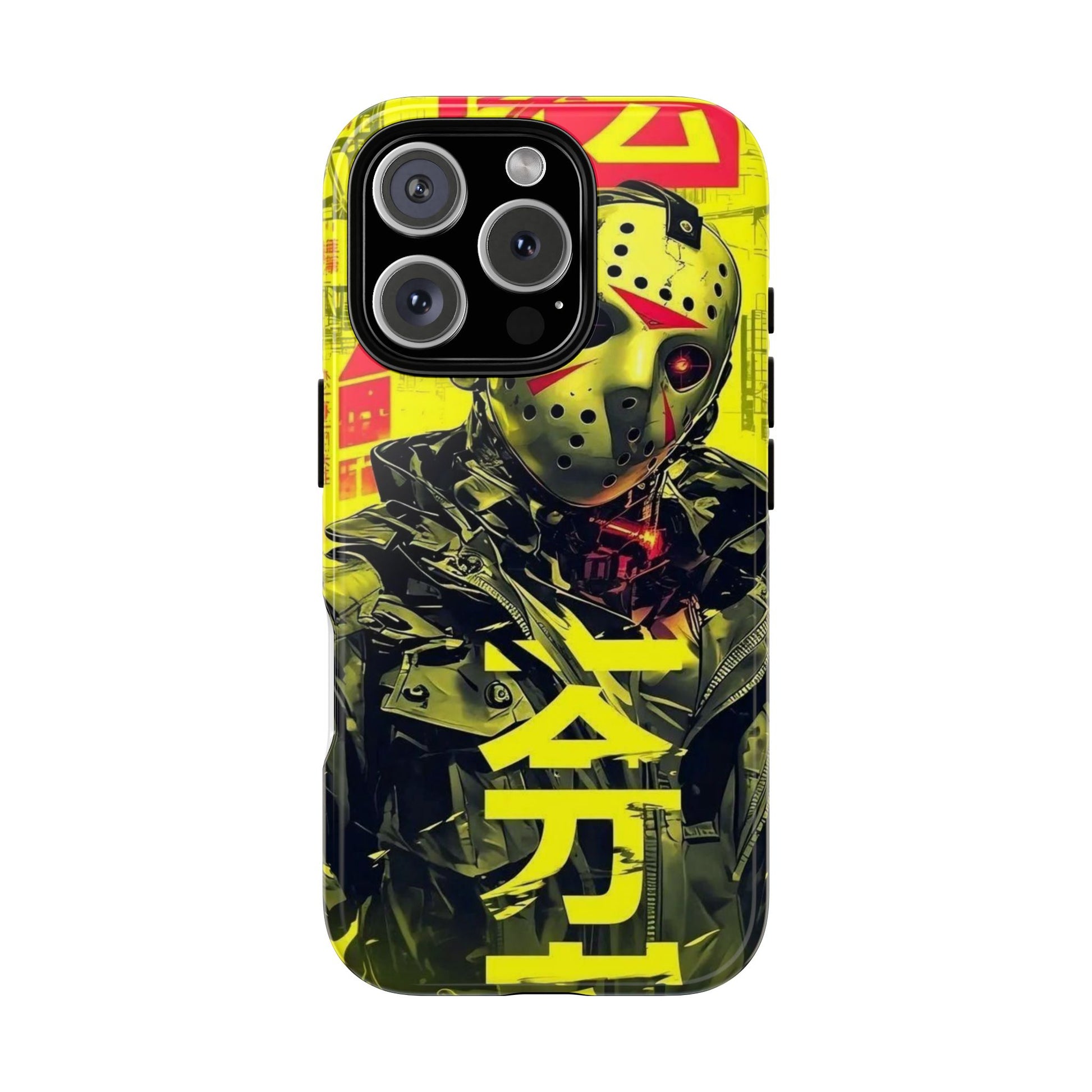 Cyberpunk X Jason Voorhees Tough Cases for iPhones, Samsung, and Pixel