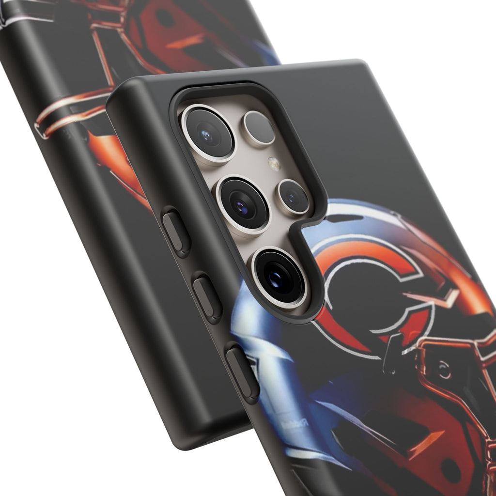 Football Helmet Chicago Bears Phone Case, Tough Cases for iPhones, Samsung, and Pixel