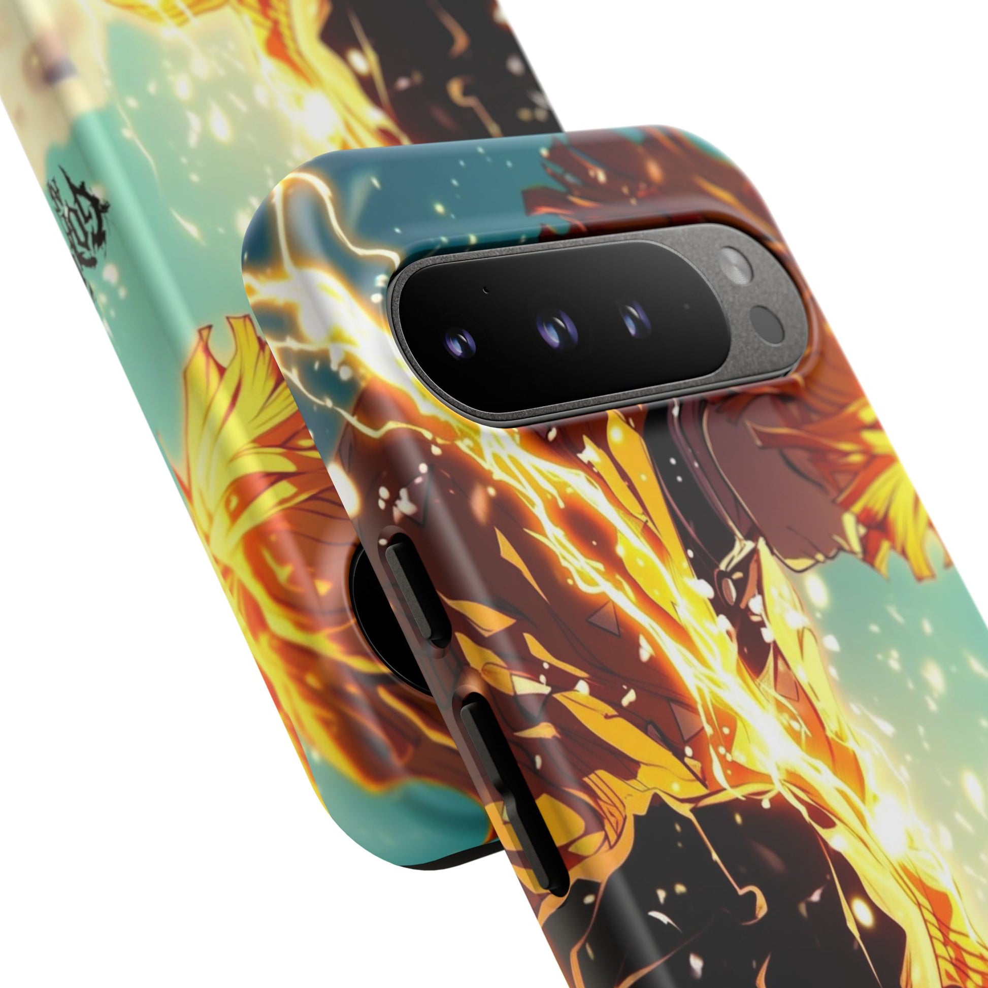 Demon Slayer Zenitsu Anime Theme Phone Case, Tough Cases for iPhones, Samsung, and Pixel