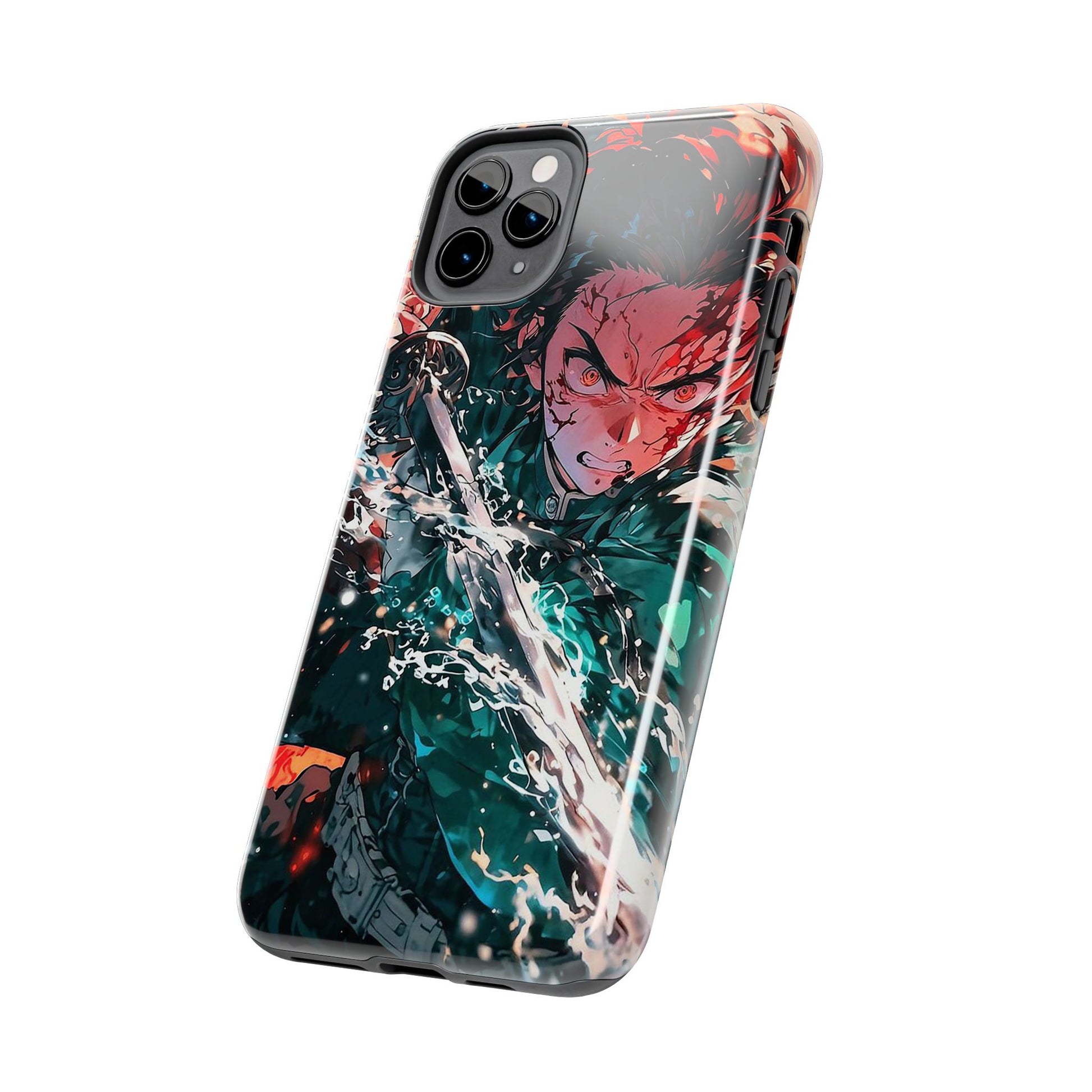 Demon Slayer Tanjiro Art Phone Case for iPhone & Samsung Galaxy Phones