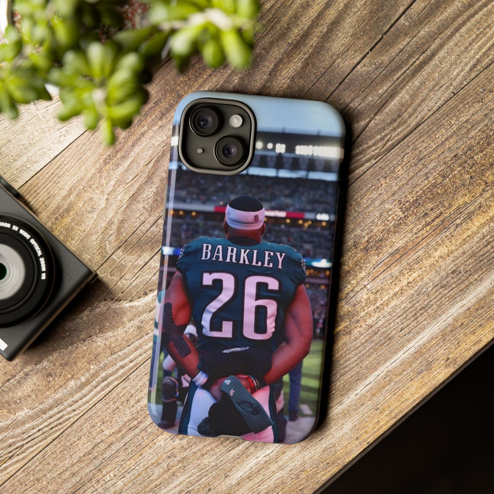 Eagles Football Saquon Barkley Tough Cases for iPhones, Samsung, and Pixel