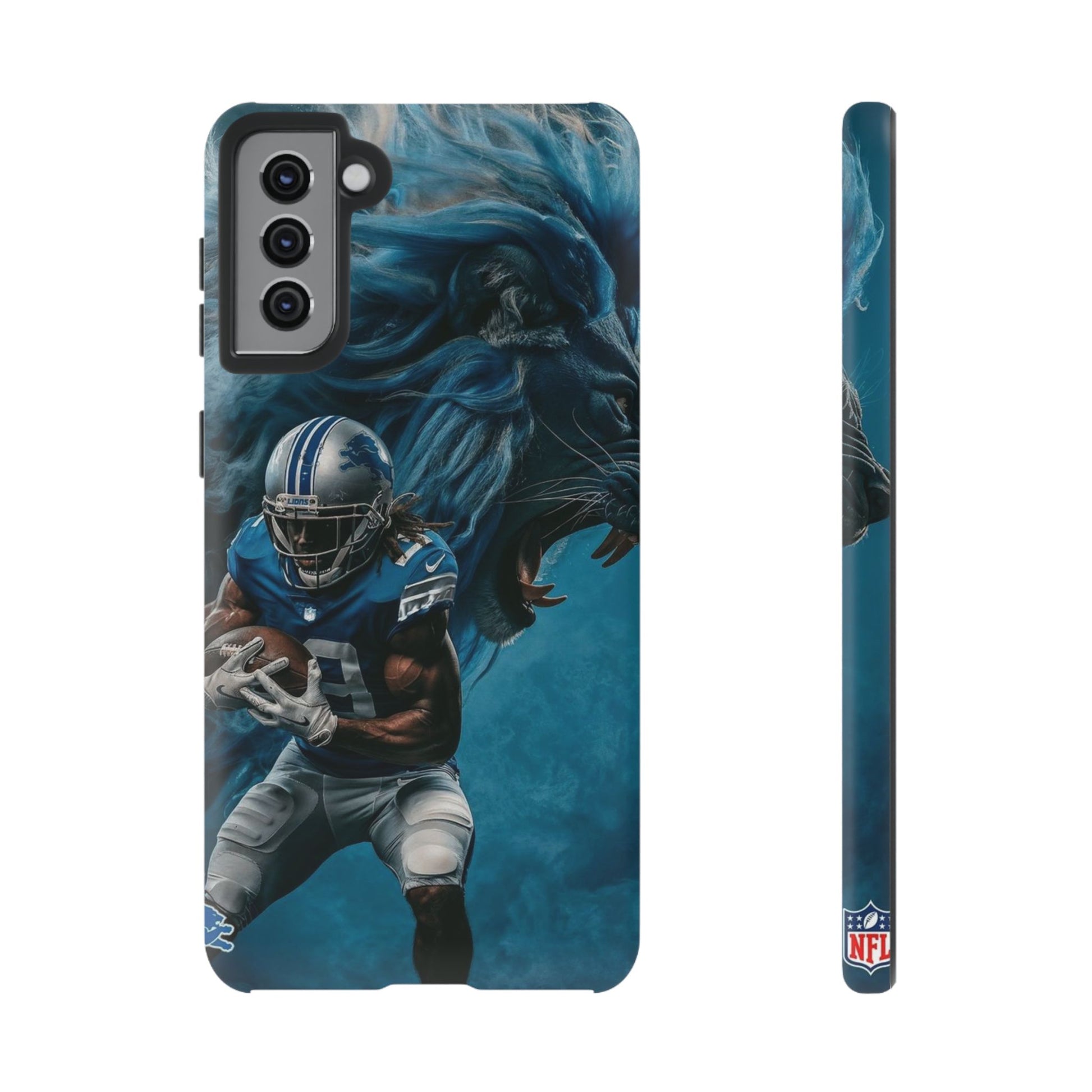 Detroit Lions Player Football Phone Case, Tough Cases for iPhones, Samsung, and Pixel
