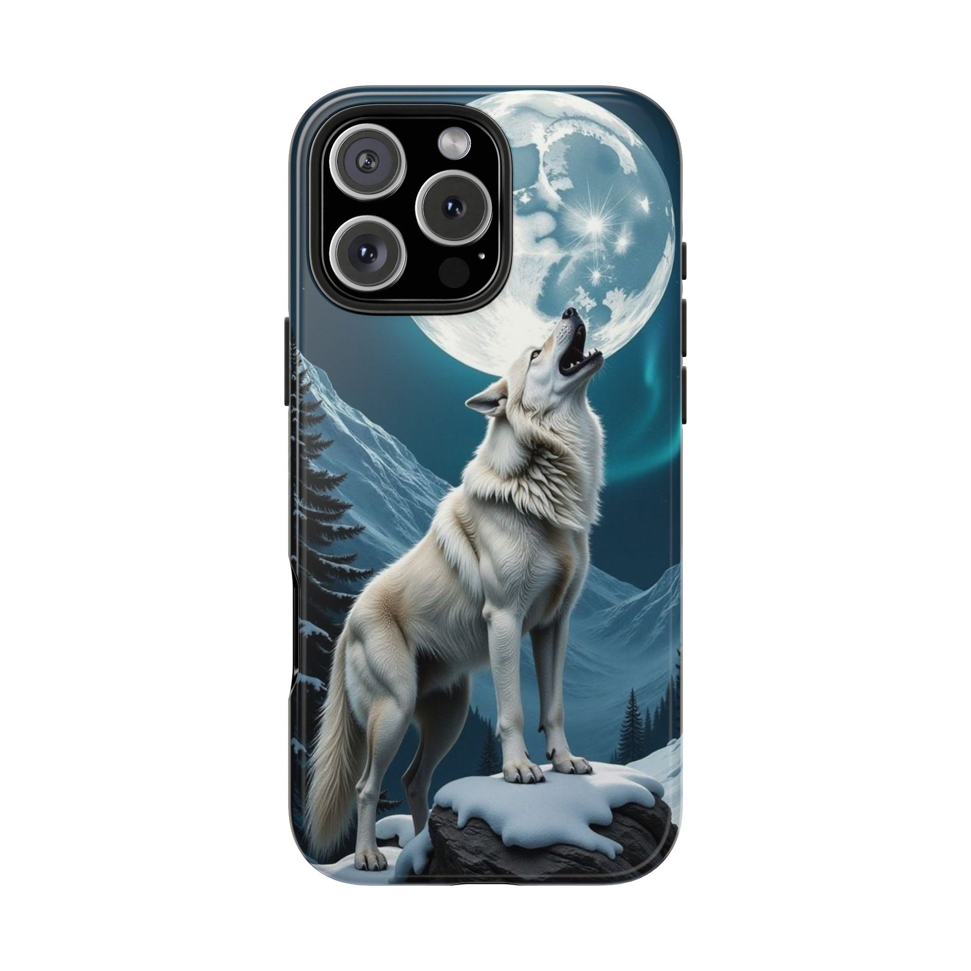 Howling Wolf Theme Phone Cases for iPhones & Samsung Phones