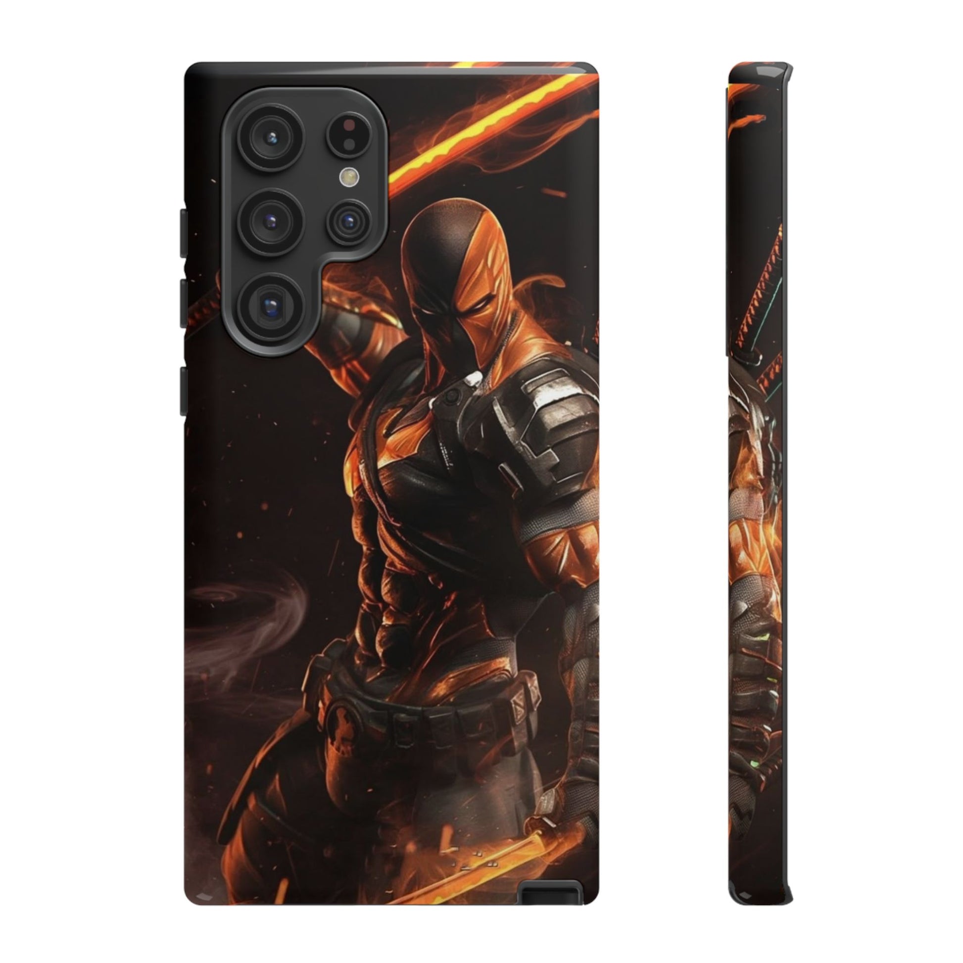 DC Comics Death Stroke Tough Cases for iPhones, Samsung, and Pixel