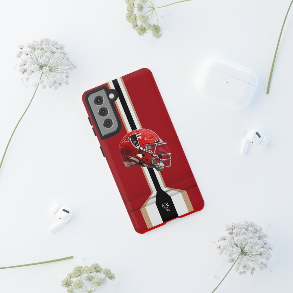 Atlanta Falcons Football Helmet Logo Tough Cases for iPhones, Samsung, and Pixel