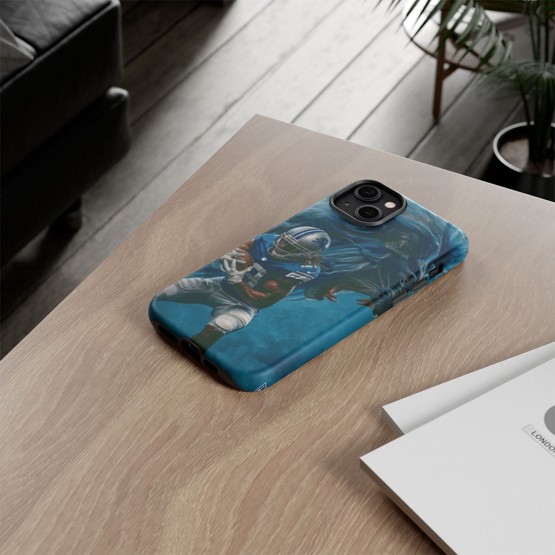 Detroit Lions Player Football Phone Case, Tough Cases for iPhones, Samsung, and Pixel