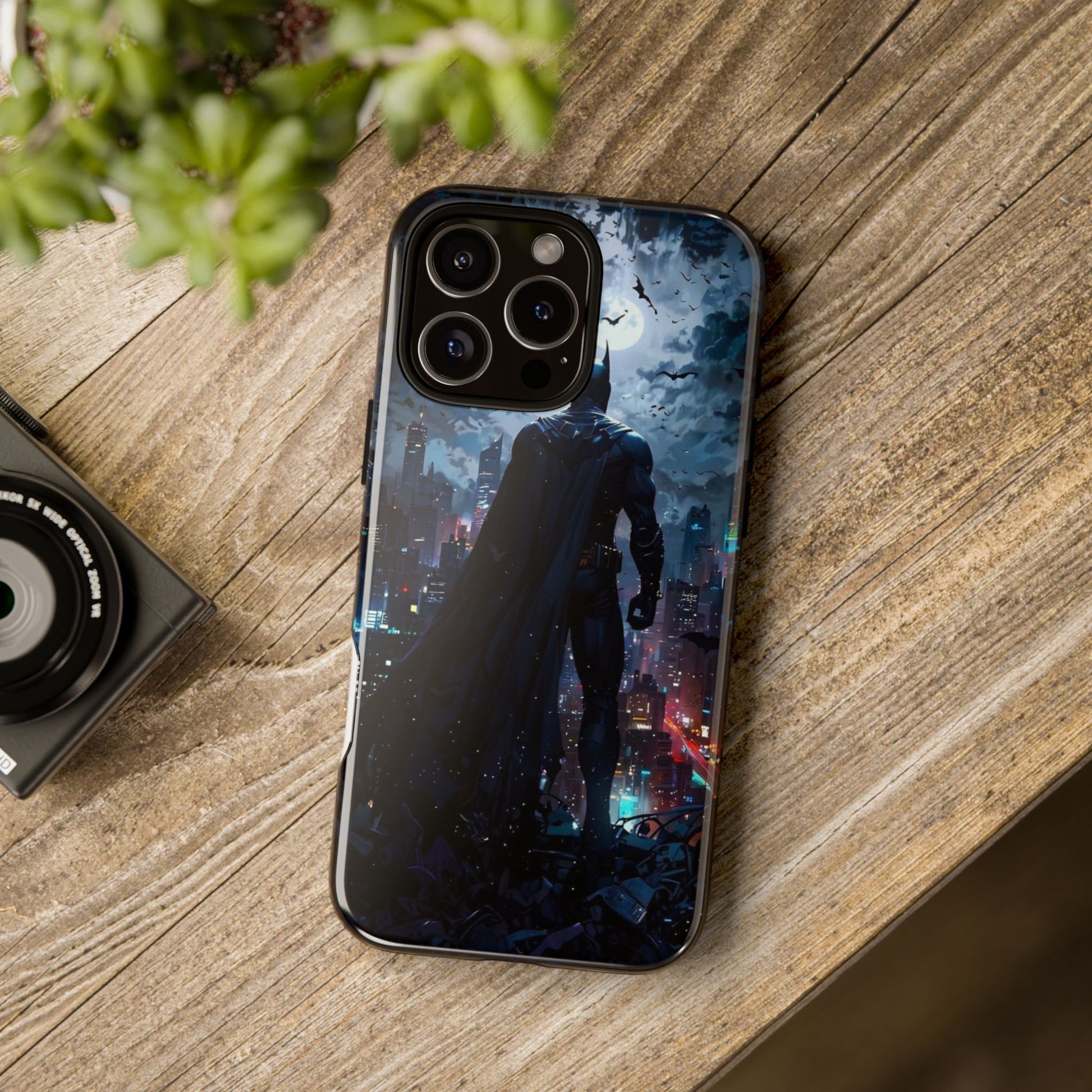 Gotham City Batman Tough Cases for iPhones, Samsung, and Pixel