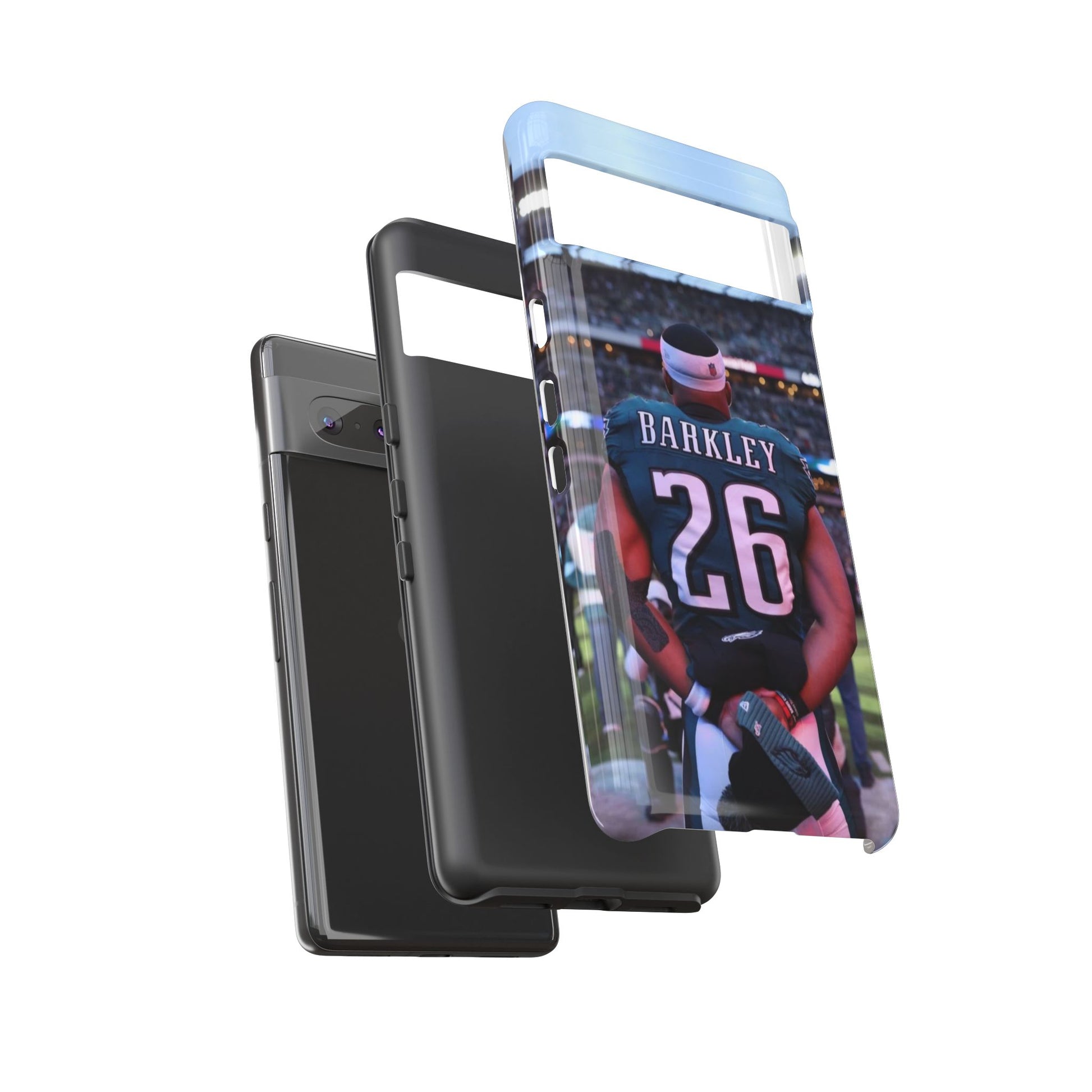 Eagles Football Saquon Barkley Tough Cases for iPhones, Samsung, and Pixel