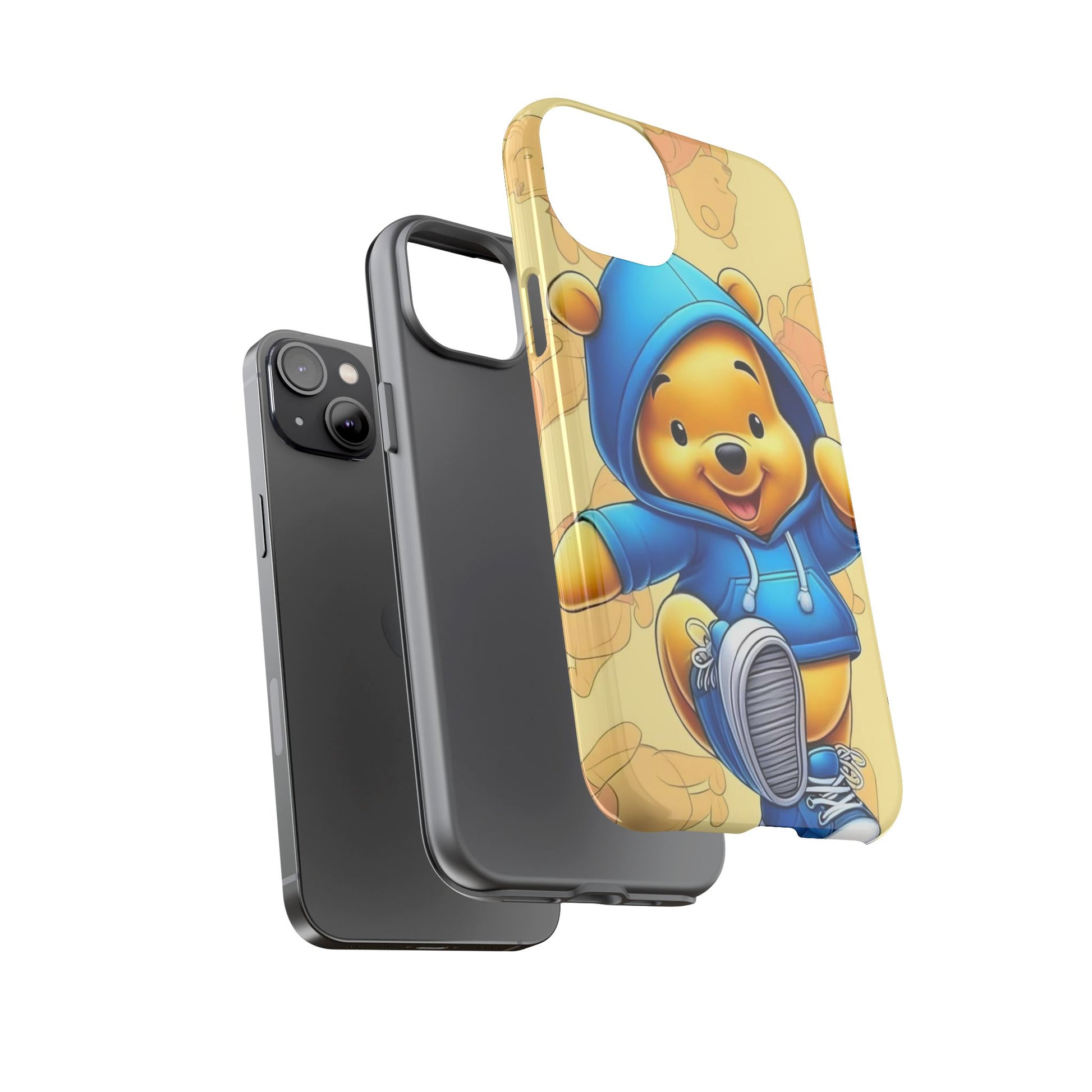 Cute Pooh Bear Phone Case, Tough Case