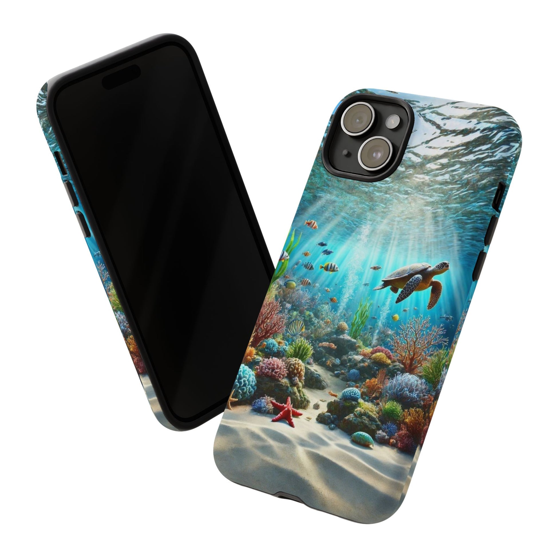 Under Sea Landscape Tough Cases for iPhones, Samsung, and Pixel