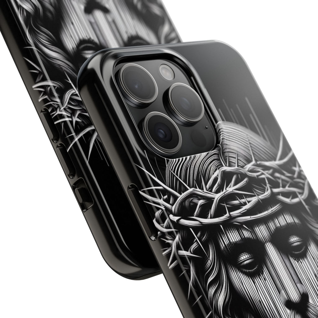 Jesus The King Crown Christian Phone Cases for iPhones & Samsung Phones