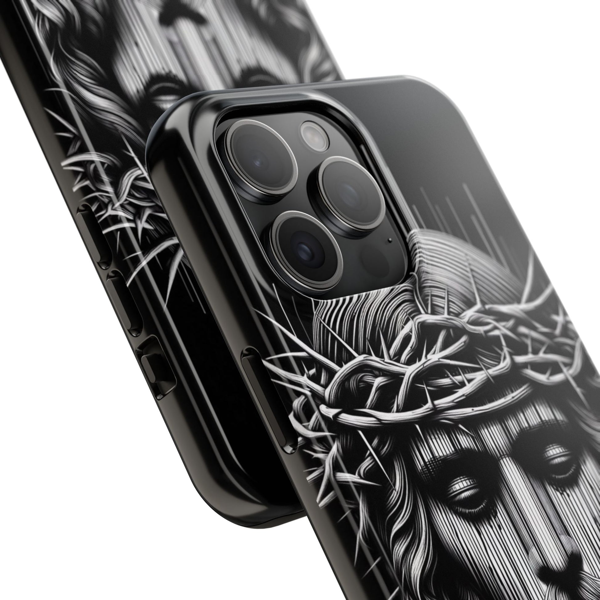 Jesus The King Crown Christian Phone Cases for iPhones & Samsung Phones
