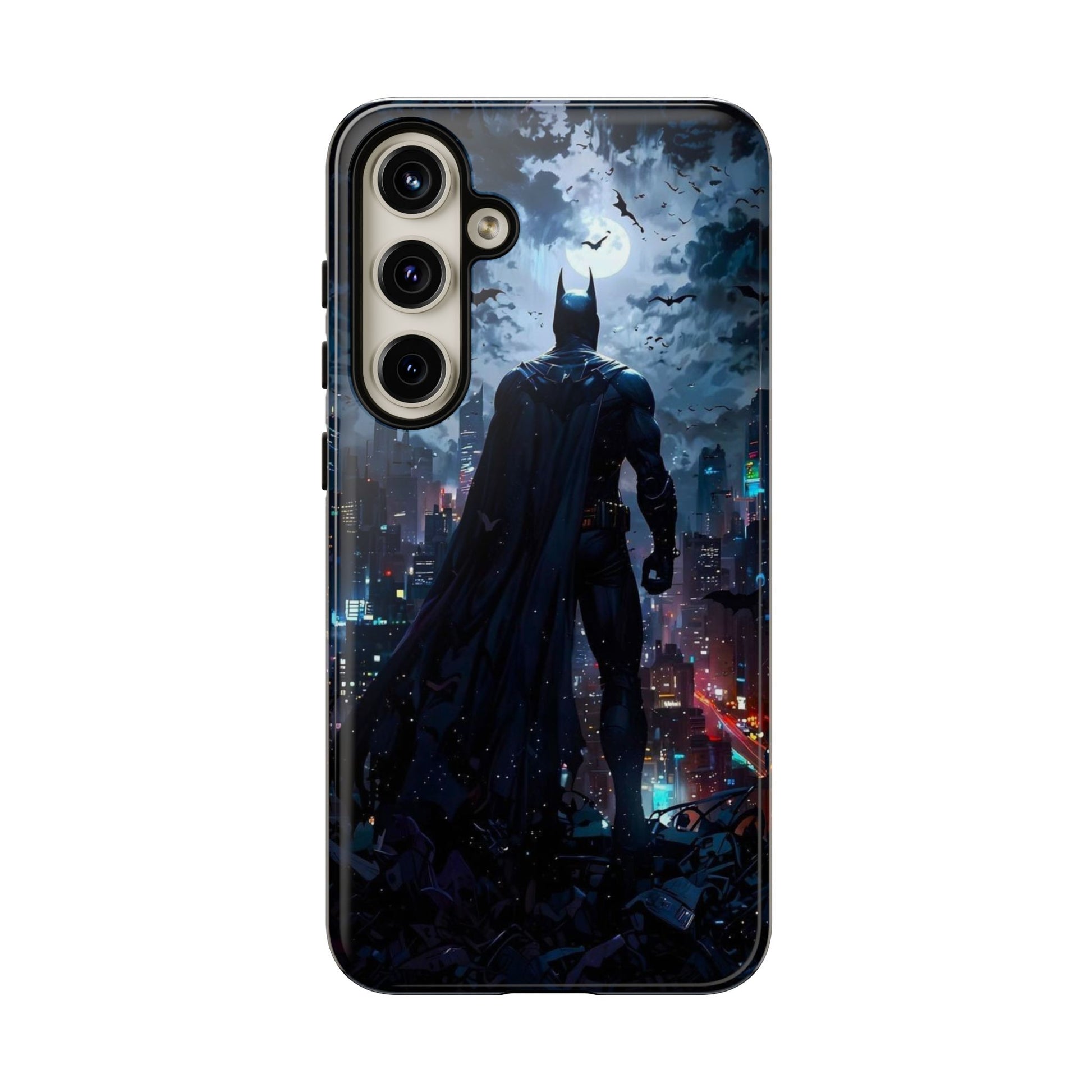 Gotham City Batman Tough Cases for iPhones, Samsung, and Pixel