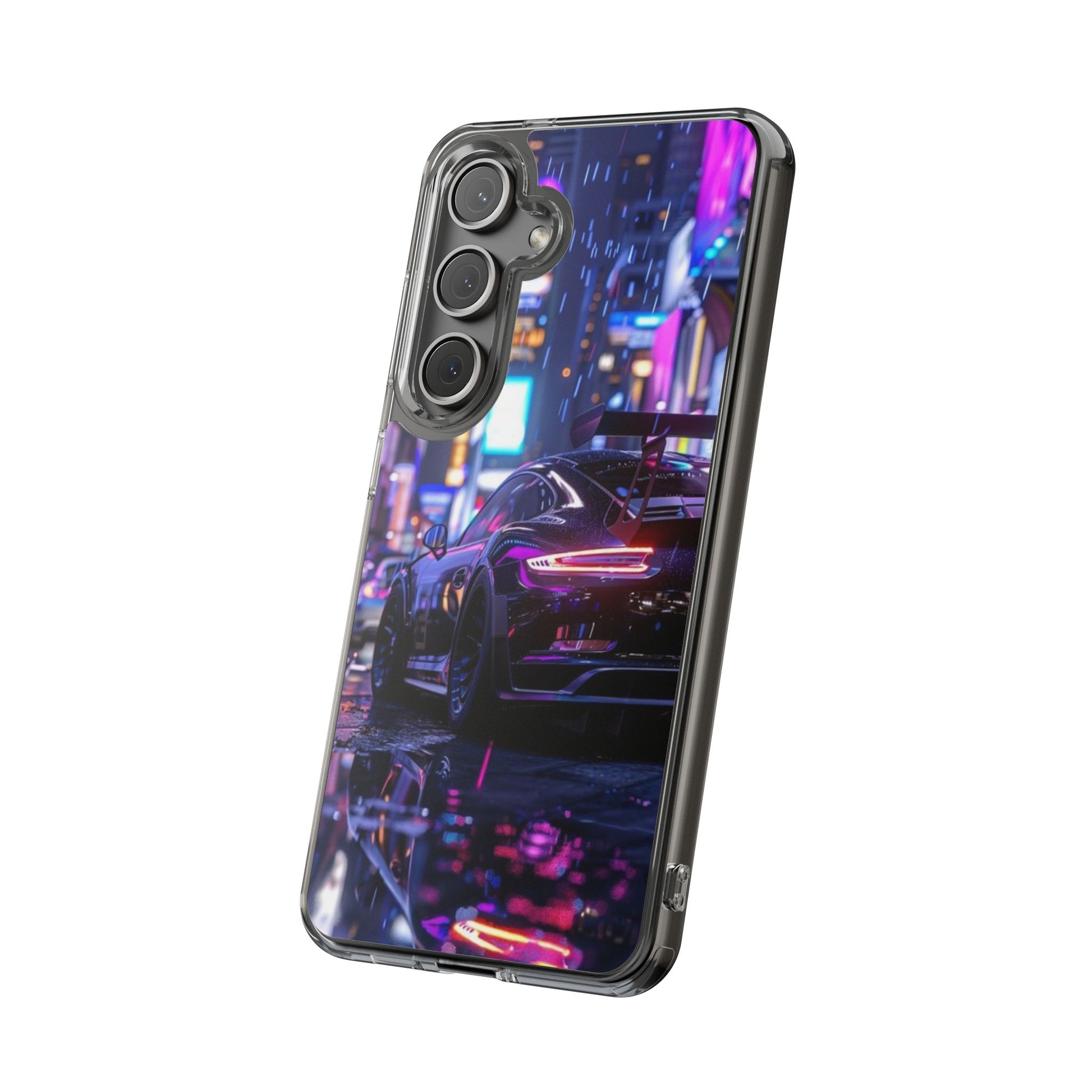 Beautiful Porsche in City Art Iphone, Samsung case