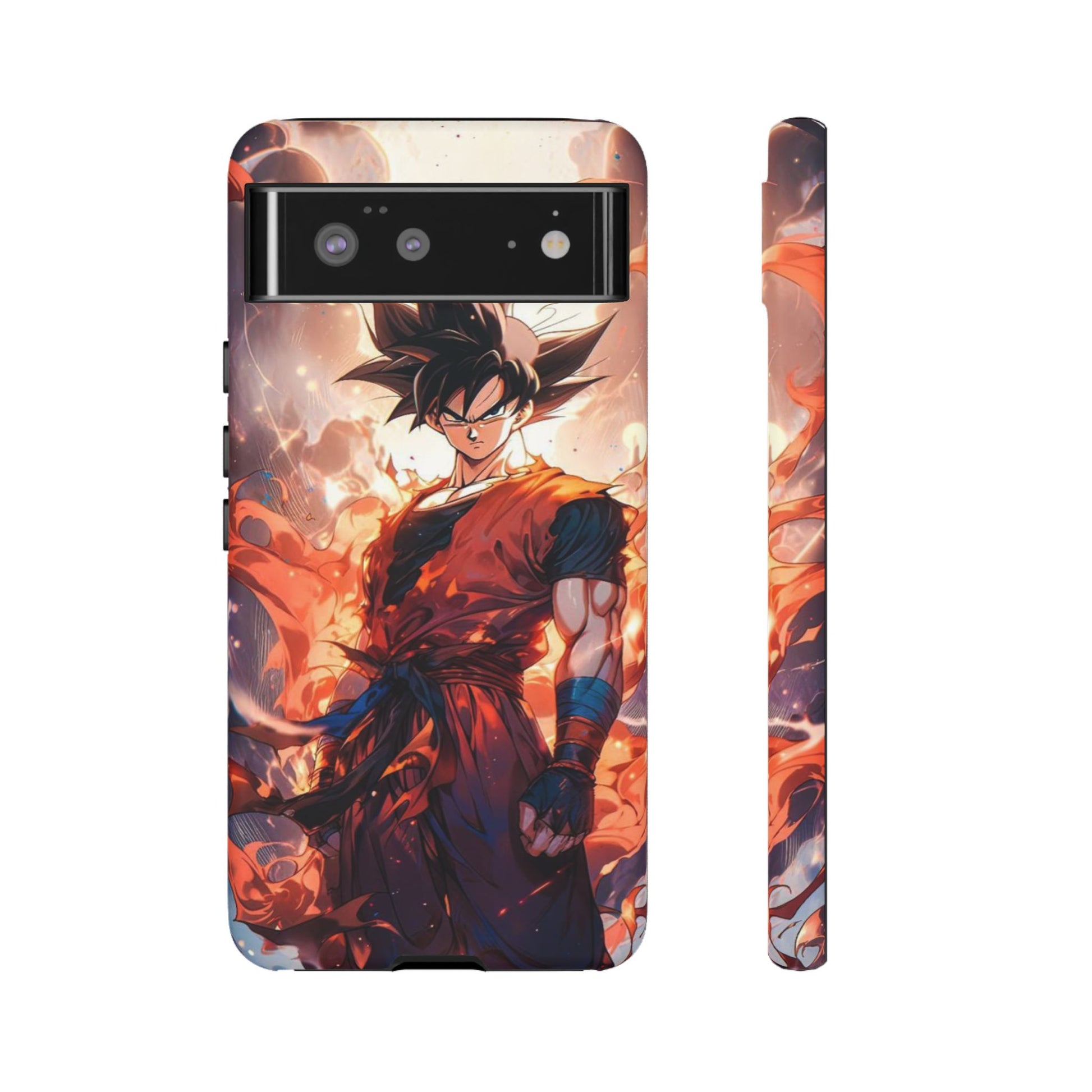 Anime Manga Dragon Ball Z Goku Tough Cases for iPhones, Samsung, and Pixel