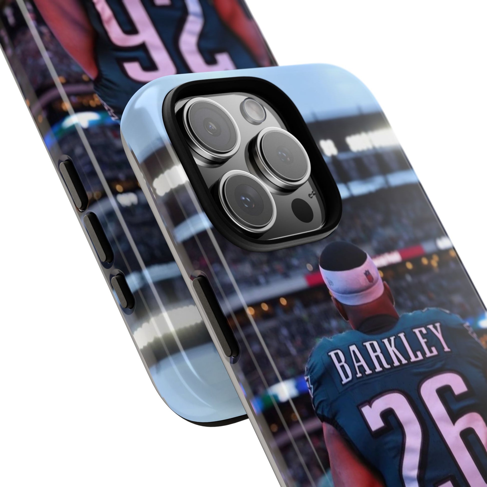 Eagles Football Saquon Barkley Tough Cases for iPhones, Samsung, and Pixel