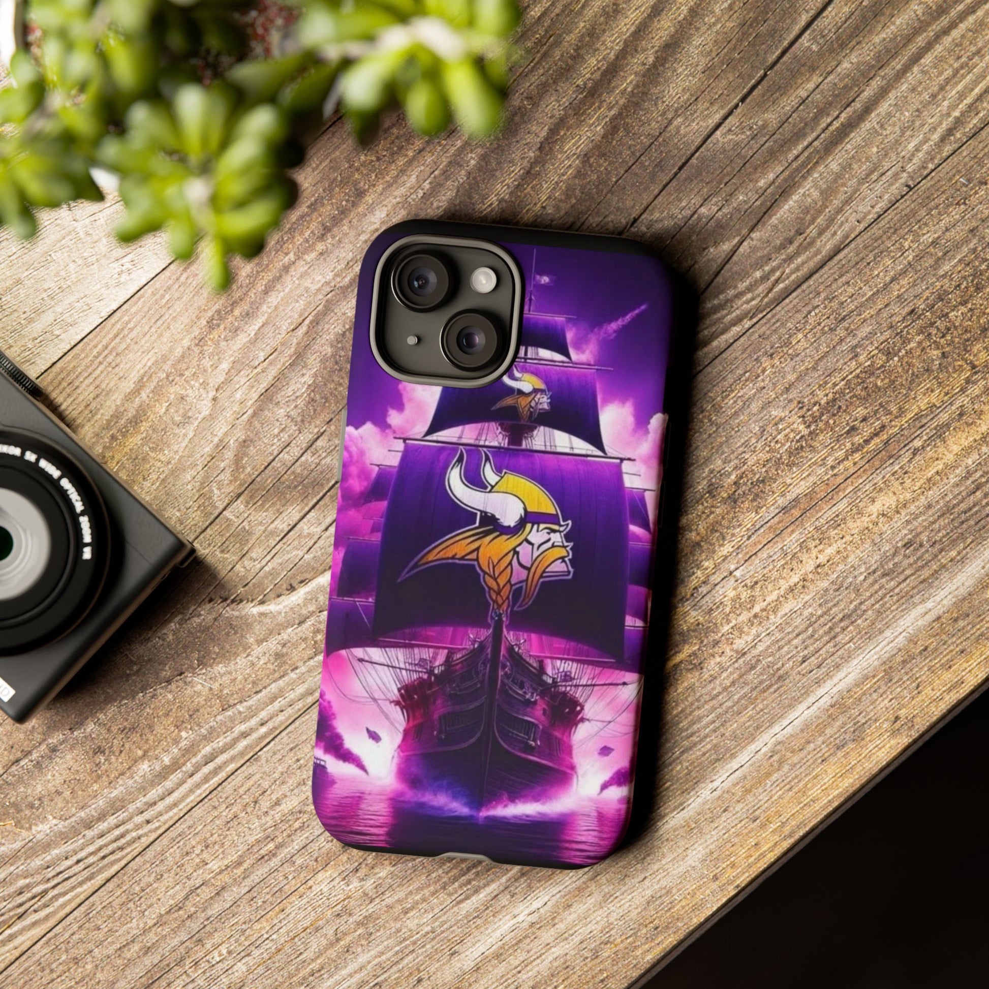 Minnesota Vikings Ship Football Phone Case, Tough Cases for iPhones, Samsung, and Pixel