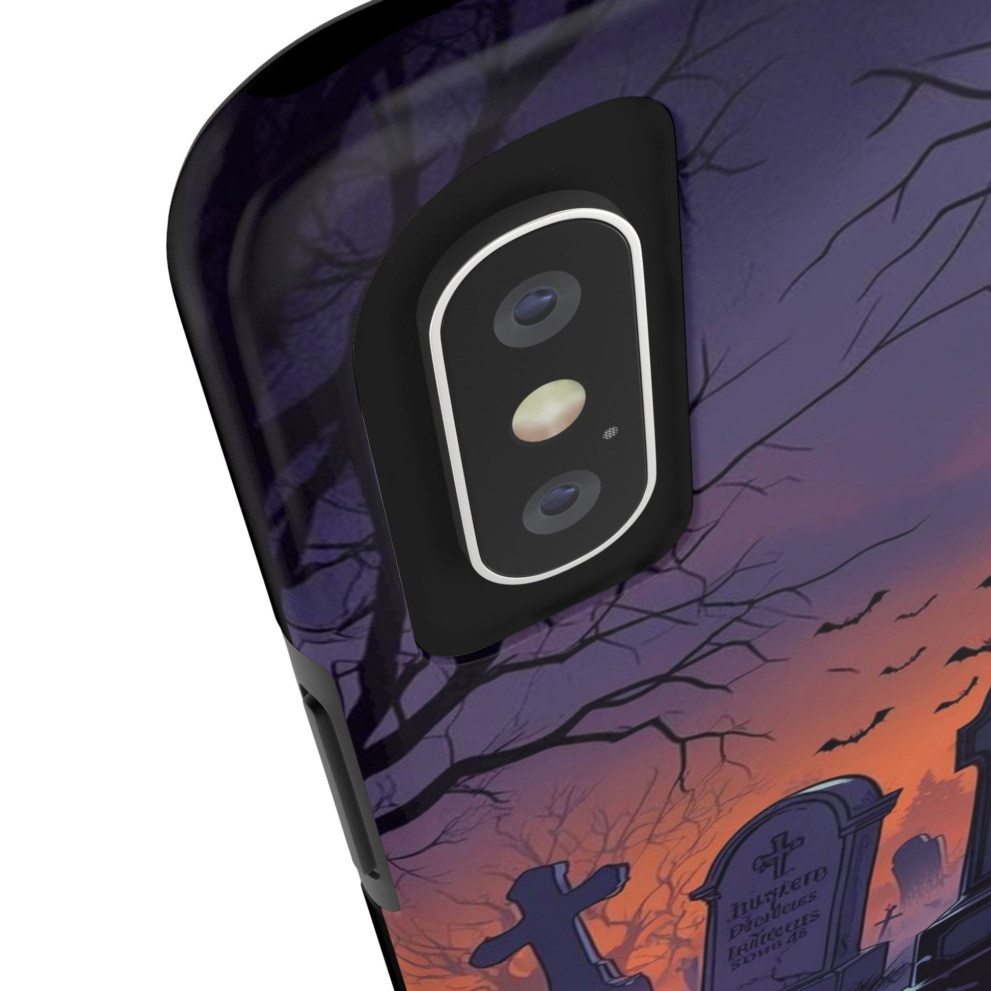 Graveyard Halloween Theme Phone Cases for iPhones & Samsung Phones