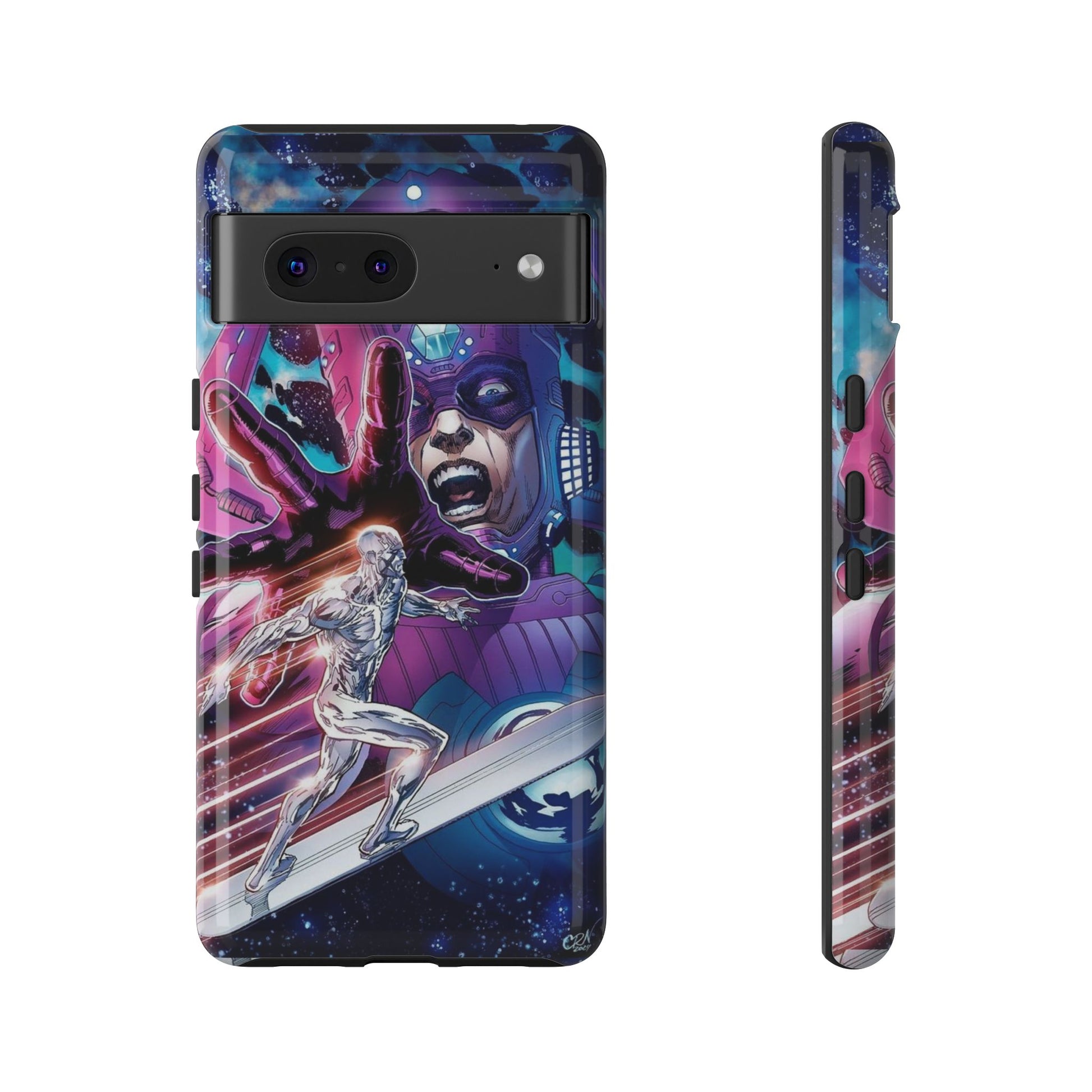 Galactus x Silver Surfer Marvel Phone Case, Tough Cases for iPhones, Samsung, and Pixel
