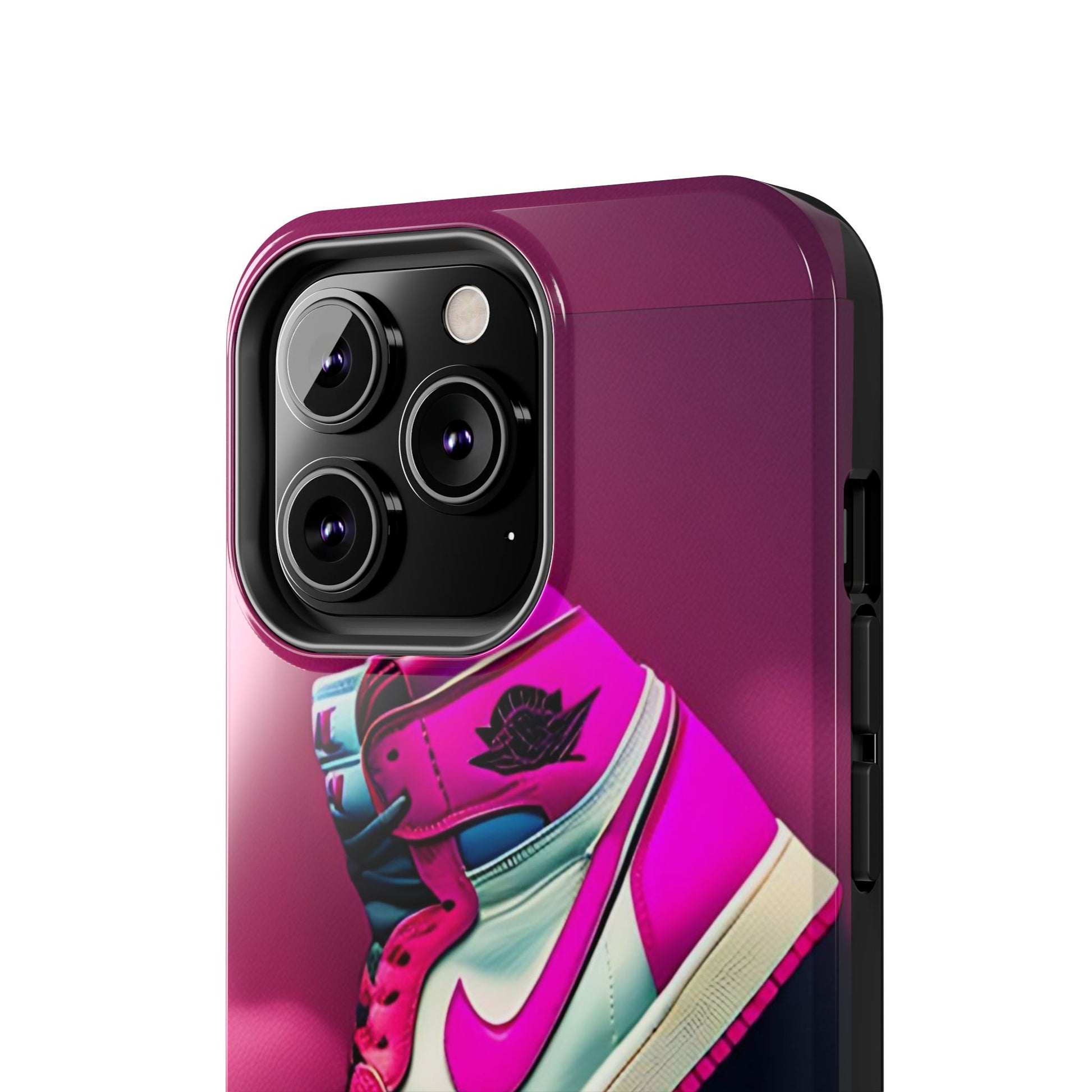 Pink Jordan Sneakers Phone Cases for iPhones & Samsung Phones