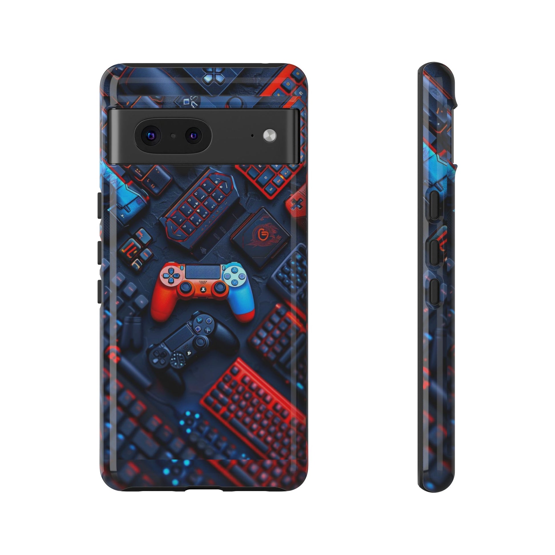 Gamer Themed Controllers Tough Cases for iPhones, Samsung, and Pixel