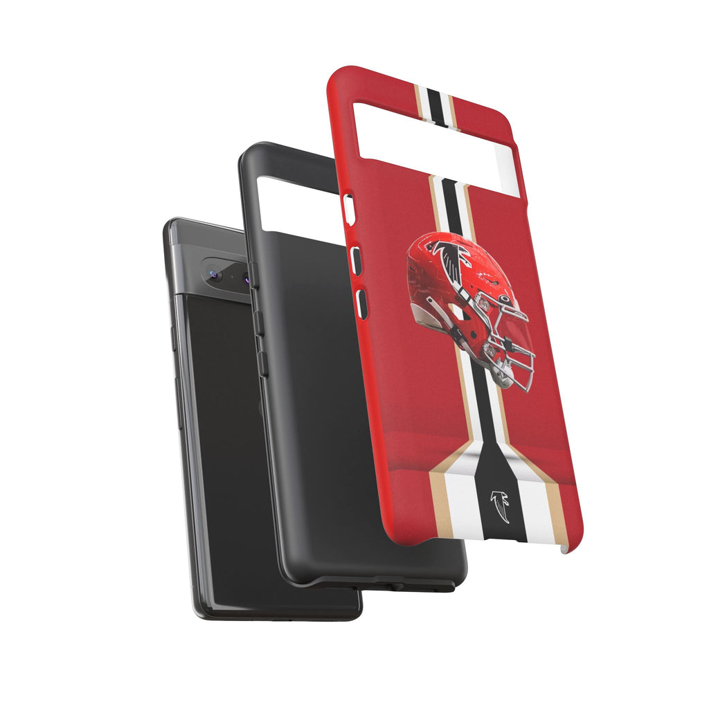 Atlanta Falcons Football Helmet Logo Tough Cases for iPhones, Samsung, and Pixel