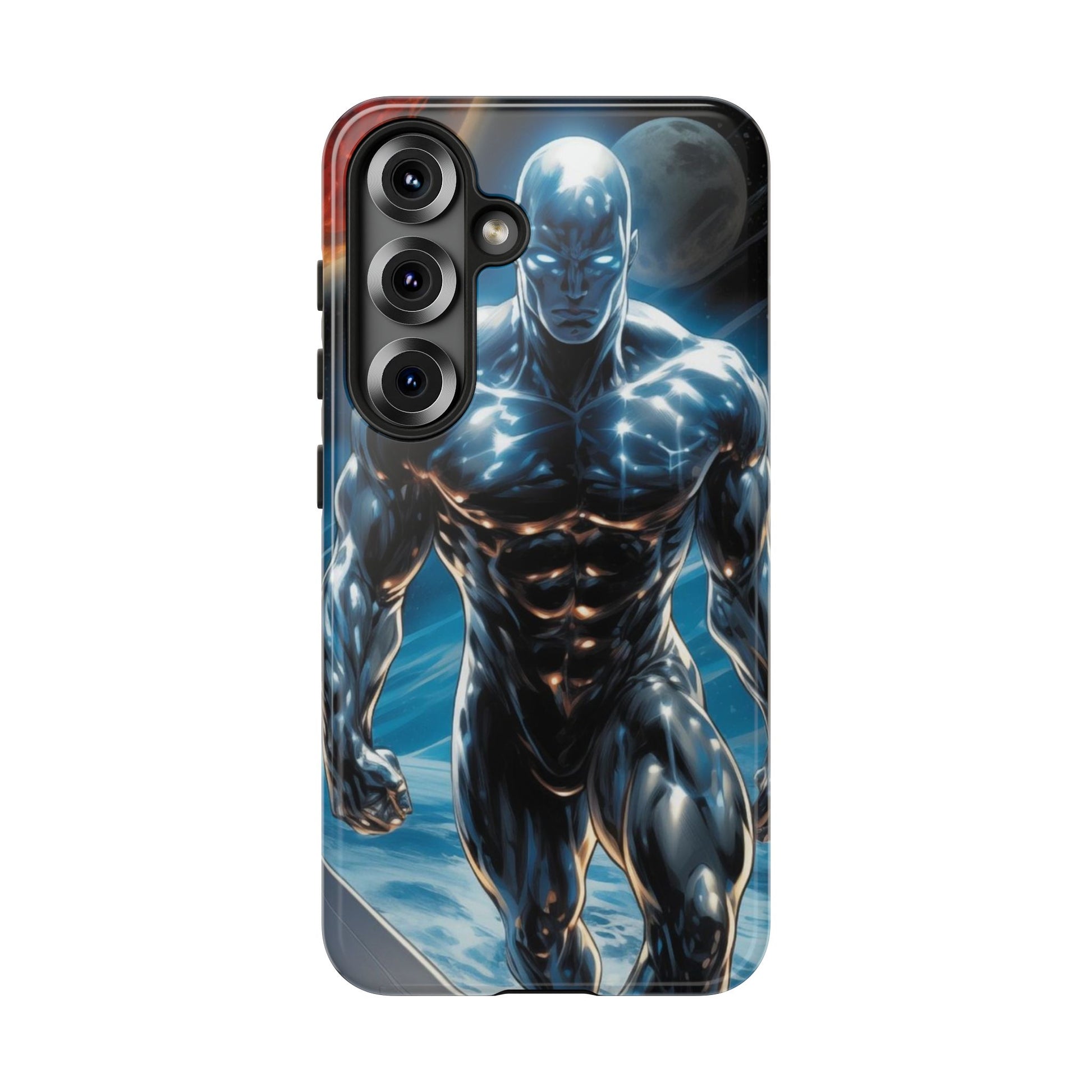 The Silver Surfer Comic Art Phone Case, Tough Cases for iPhones, Samsung, and Pixel