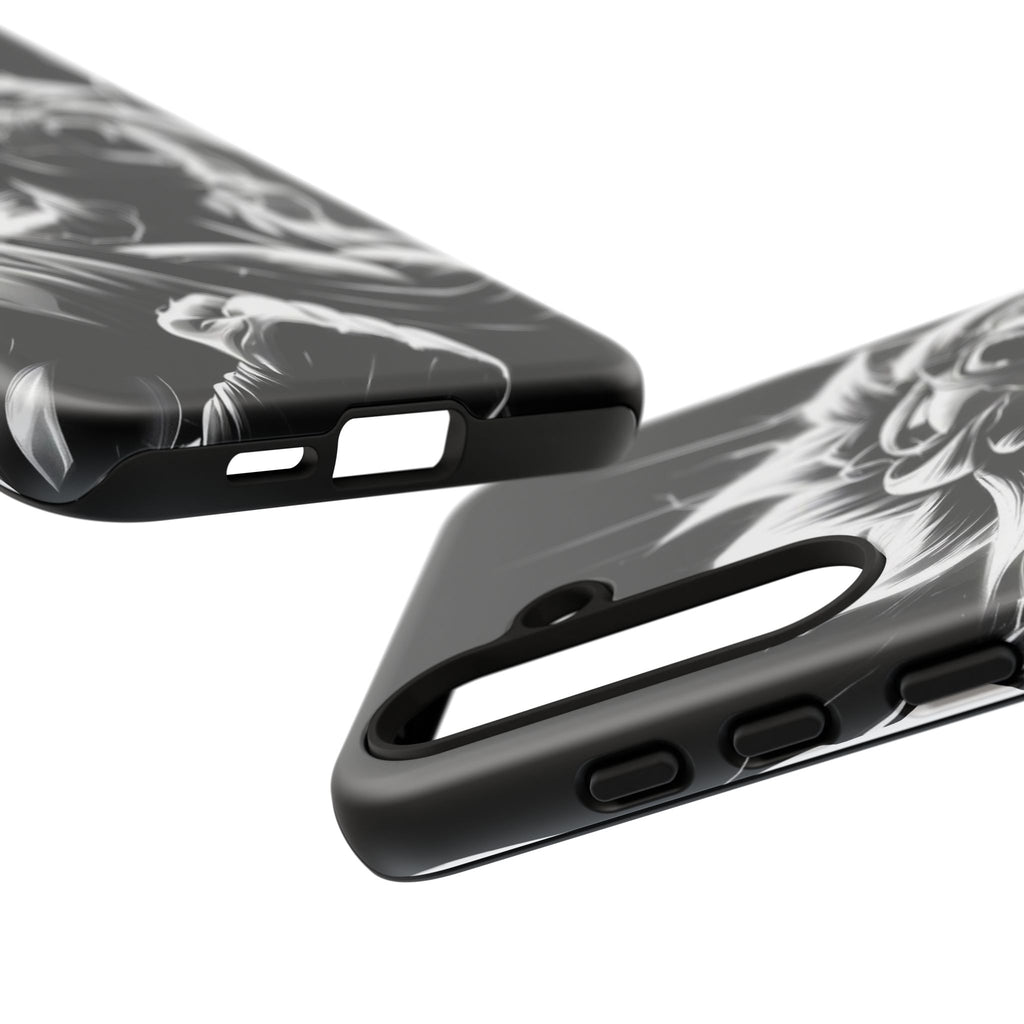 Anime Saiyan Rage Dragon ball Z Tough Cases for iPhones, Samsung, and Pixel