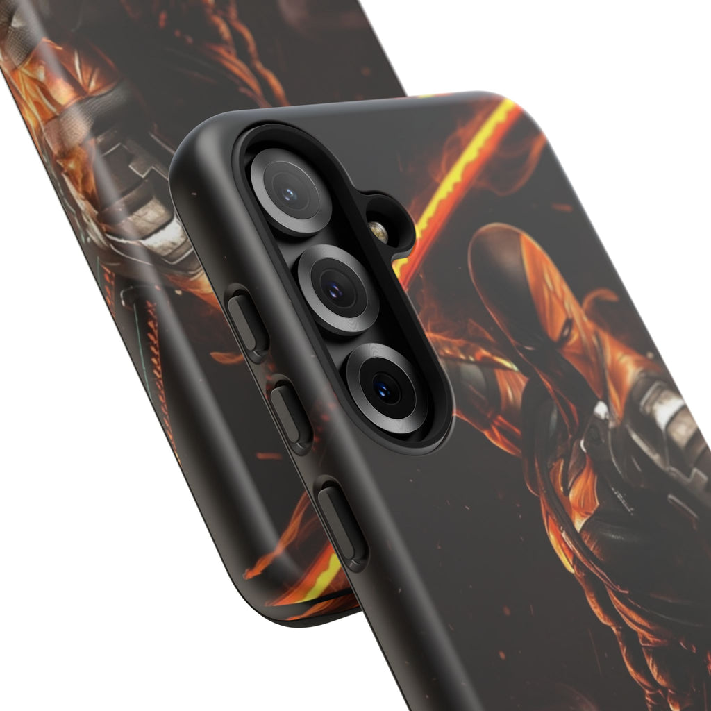 DC Comics Death Stroke Tough Cases for iPhones, Samsung, and Pixel