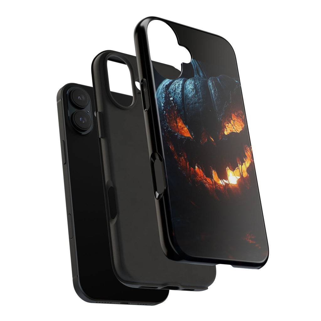 Scary Pumpkin Halloween Theme Phone Cases for iPhones & Samsung Phones