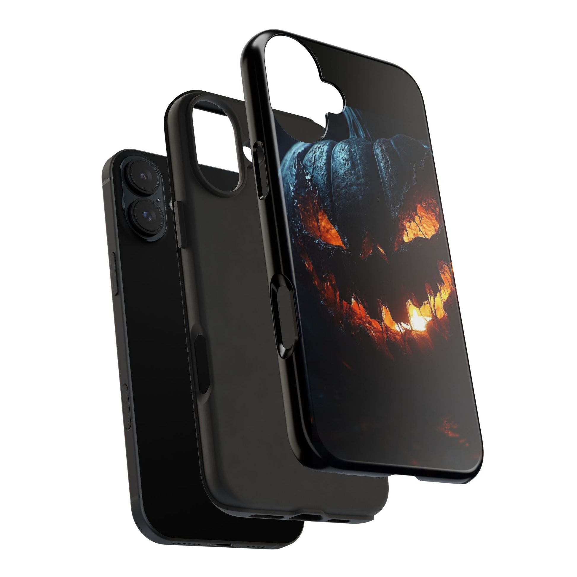 Scary Pumpkin Halloween Theme Phone Cases for iPhones & Samsung Phones