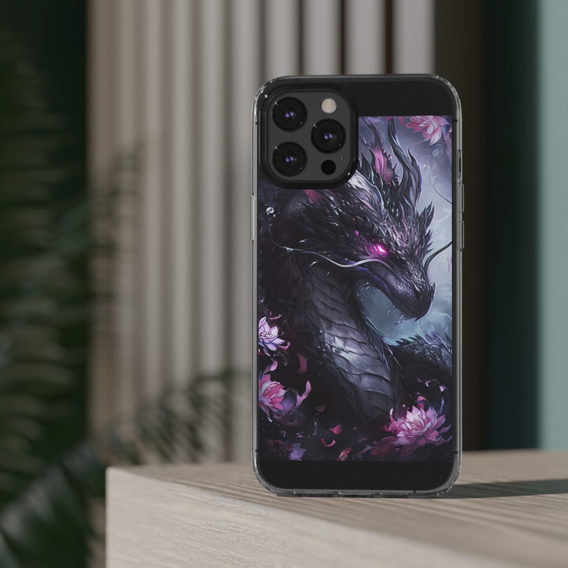 Phone Cases, Purple Dragon Design, iPhone Samsung Case, Protective Cover, Unique