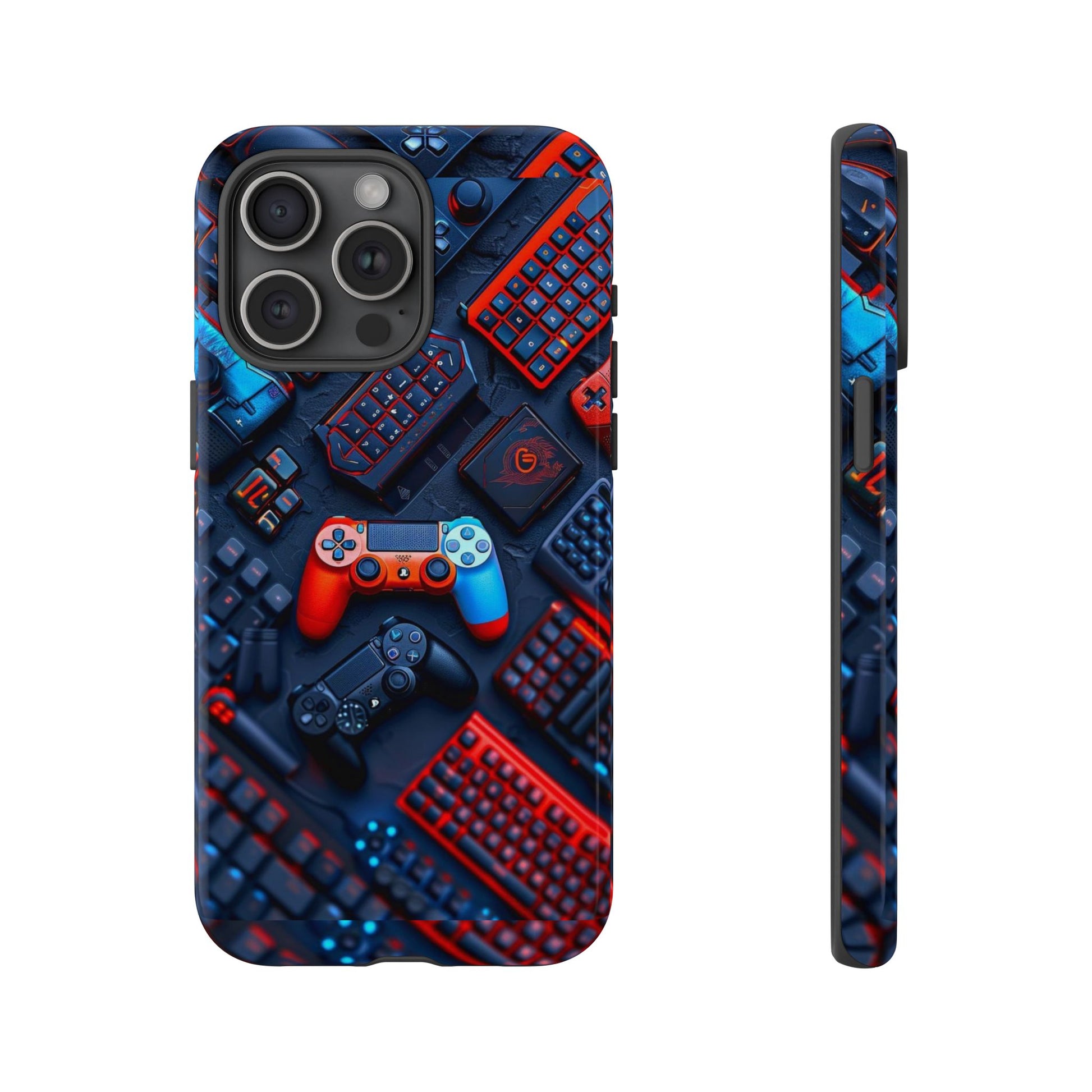 Gamer Themed Controllers Tough Cases for iPhones, Samsung, and Pixel