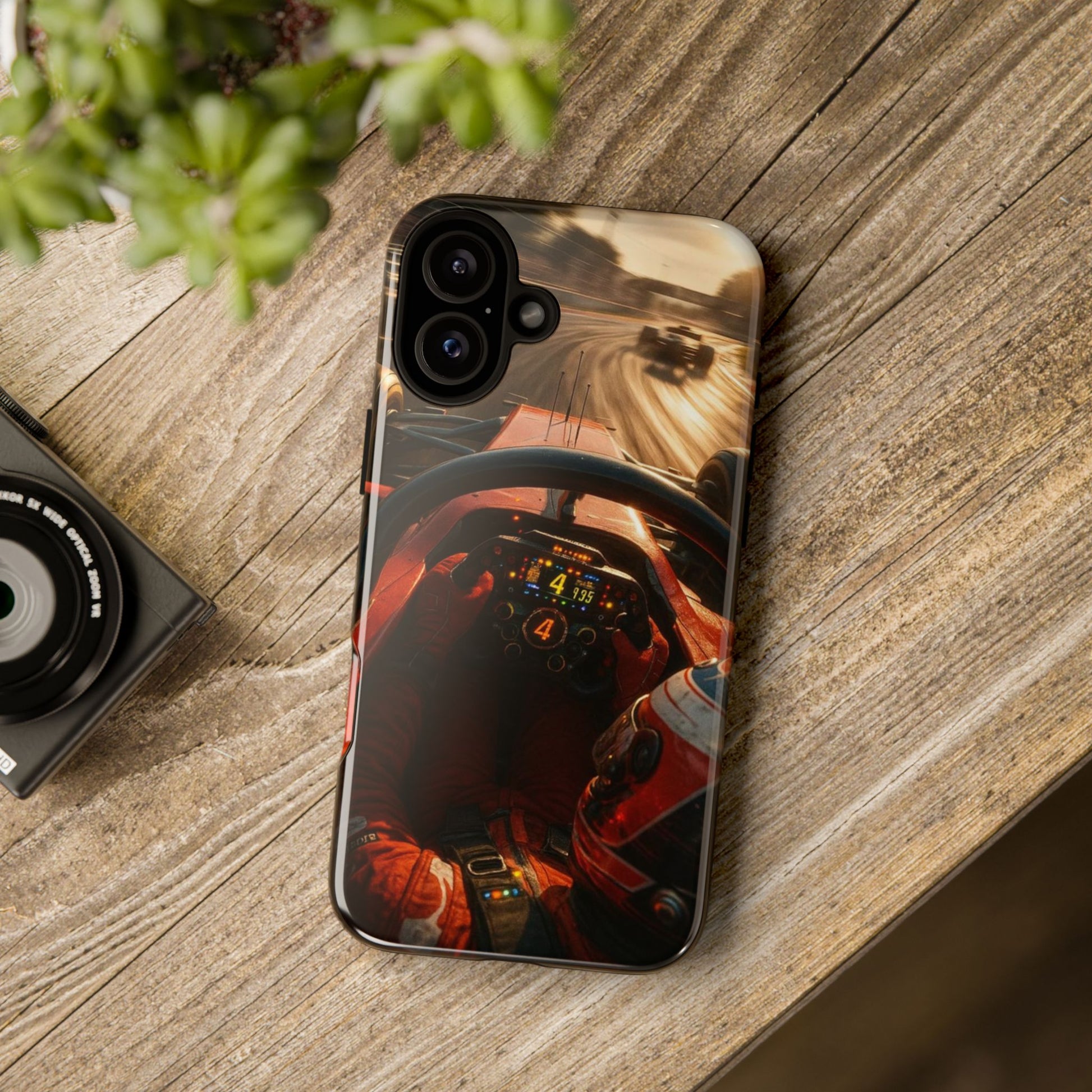 Formula 1 Cockpit Phone Case, Tough Cases for iPhones, Samsung, and Pixel