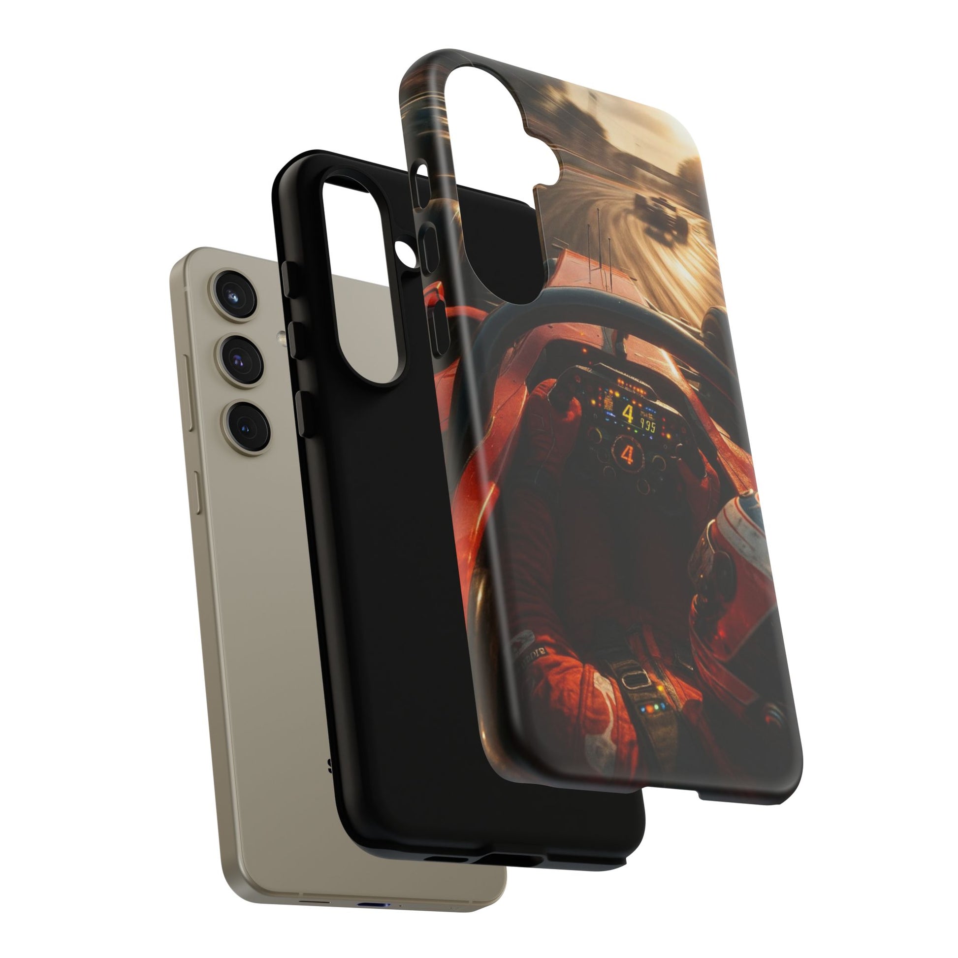 Formula 1 Cockpit Phone Case, Tough Cases for iPhones, Samsung, and Pixel