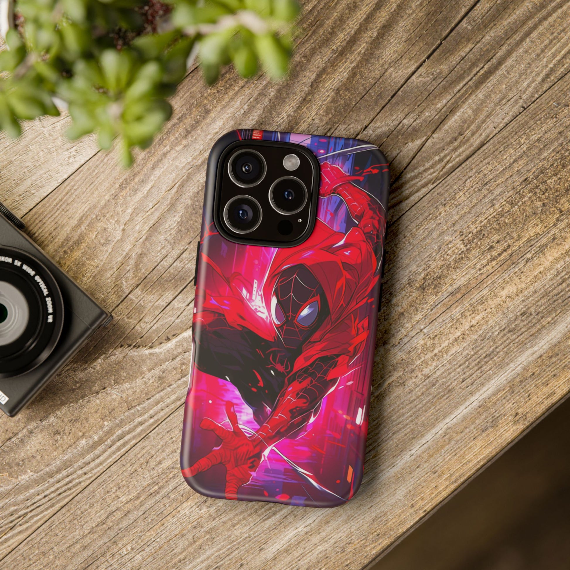 Miles Morales Spiderman Phone Case, Tough Cases for iPhones, Samsung, and Pixel