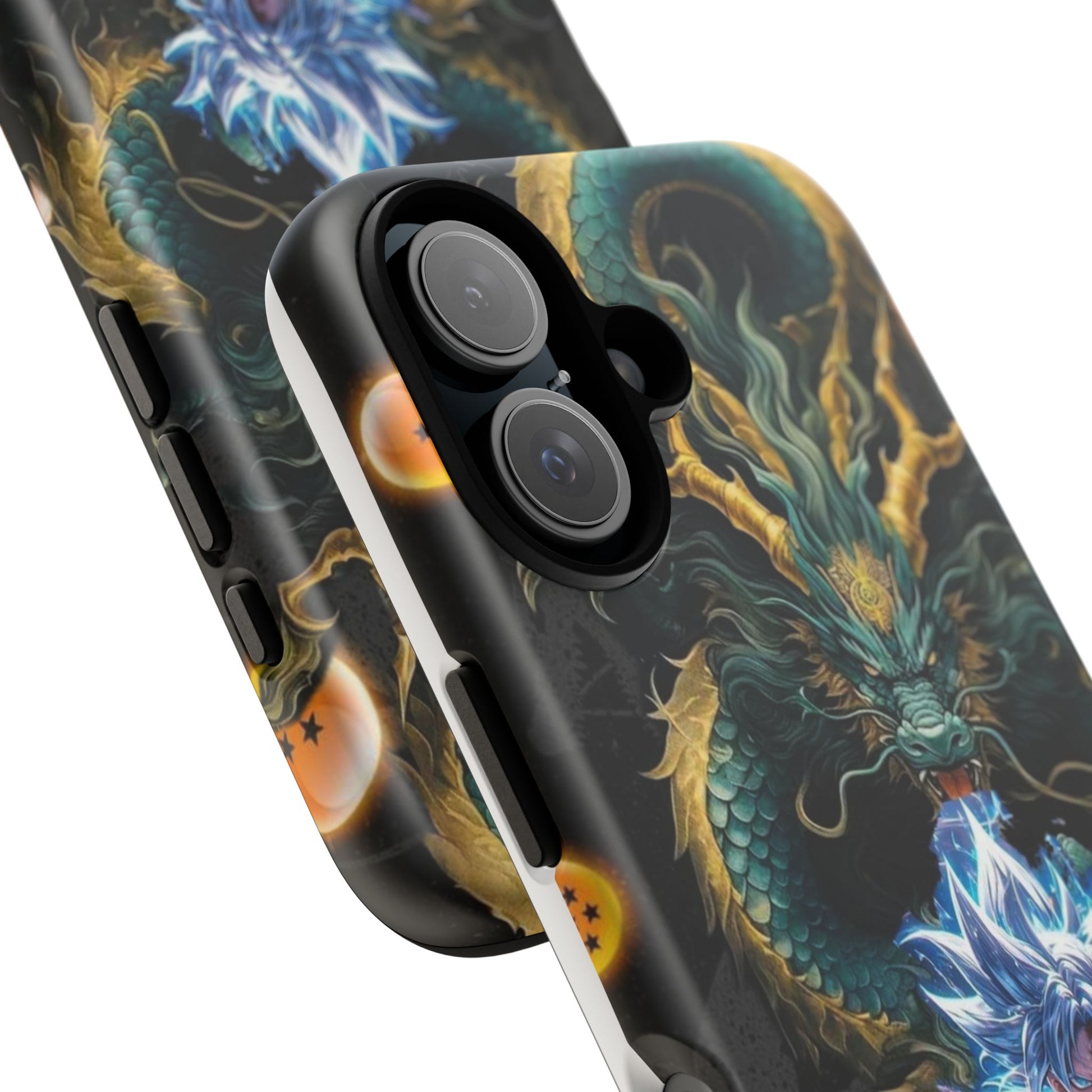 Anime Goku x Shenron Dragonball Z Tough Cases for iPhones, Samsung, and Pixel