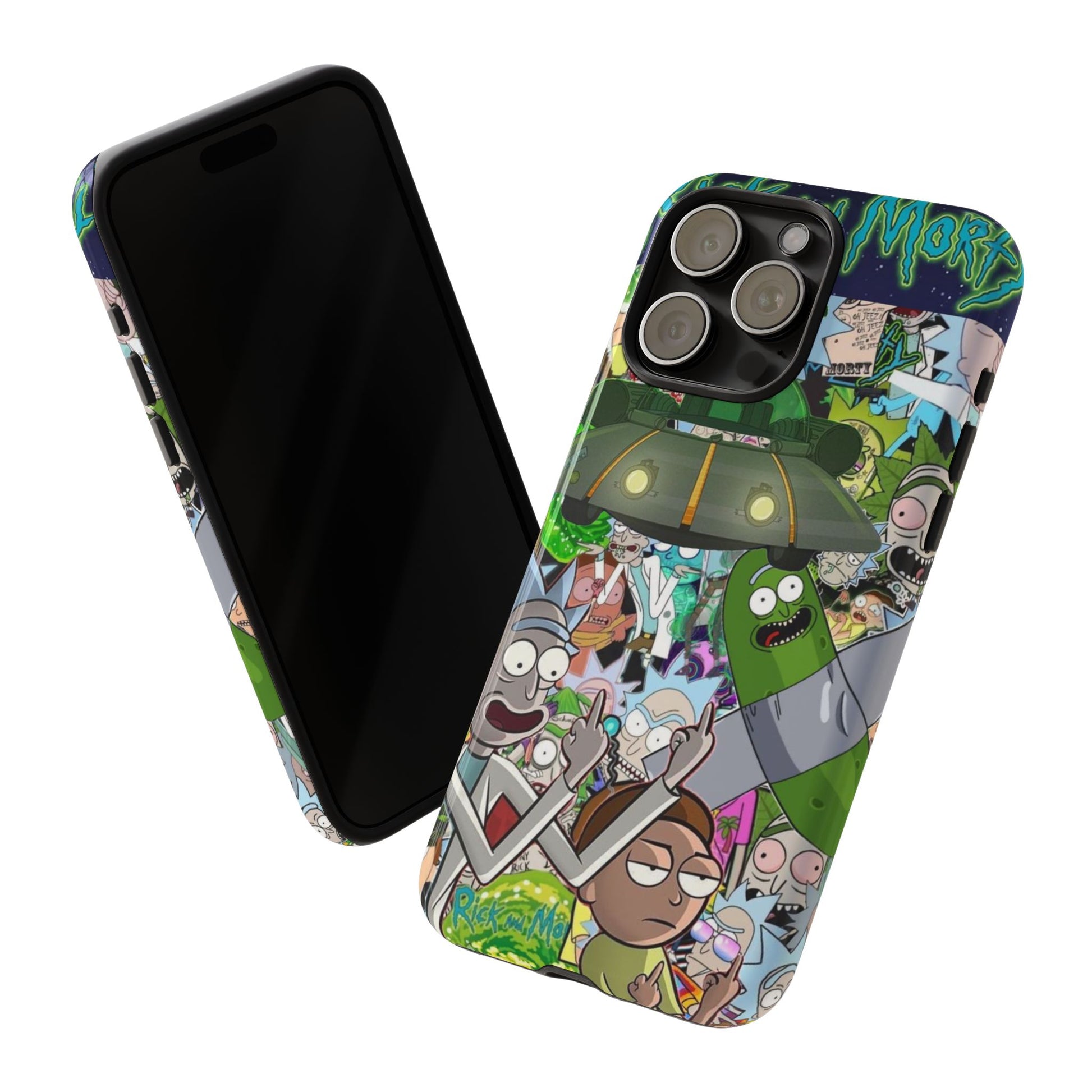 Rick and Morty Phone Case, Tough Cases for iPhones, Samsung, and Pixel