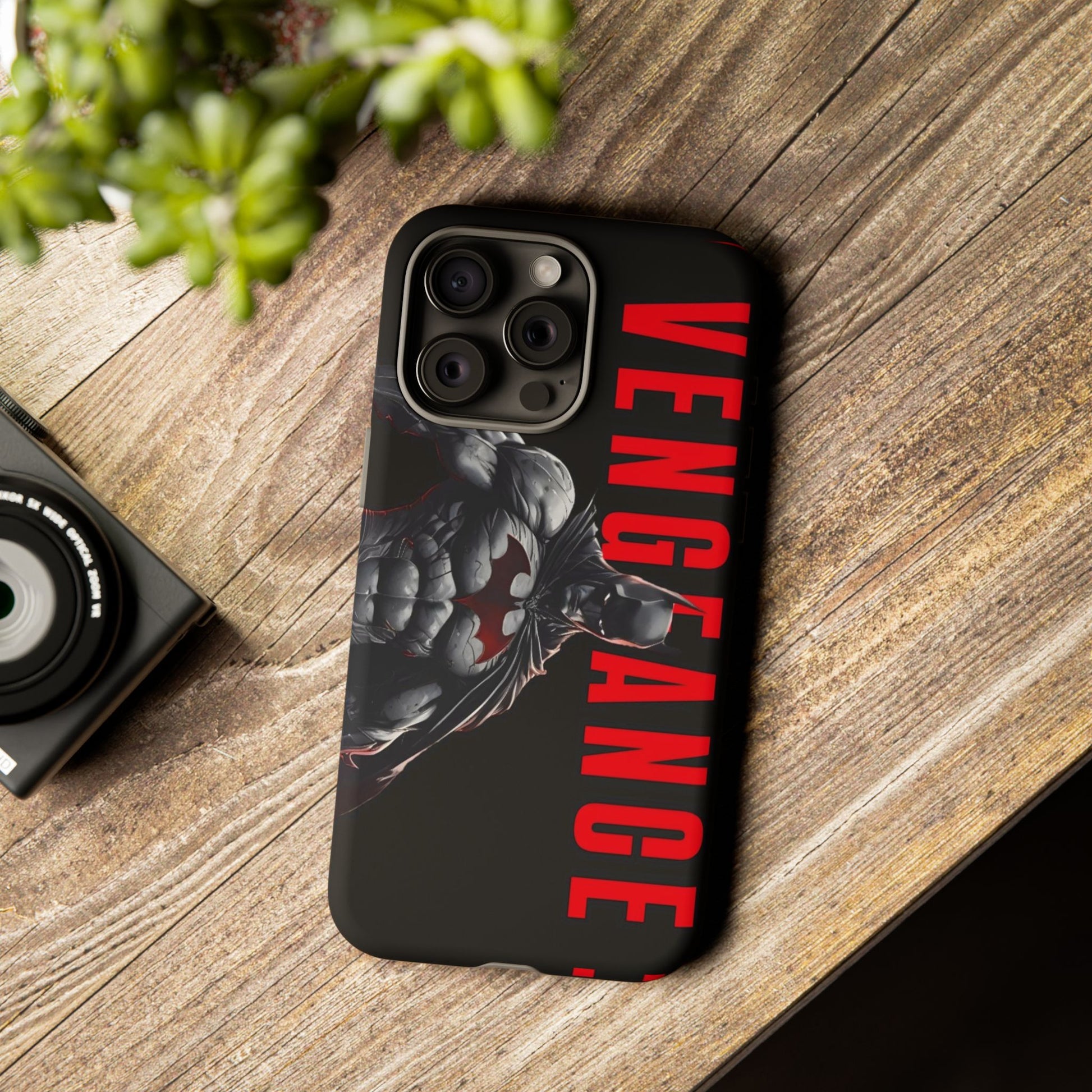 DC Comics Batman Vengence Tough Cases for iPhones, Samsung, and Pixel