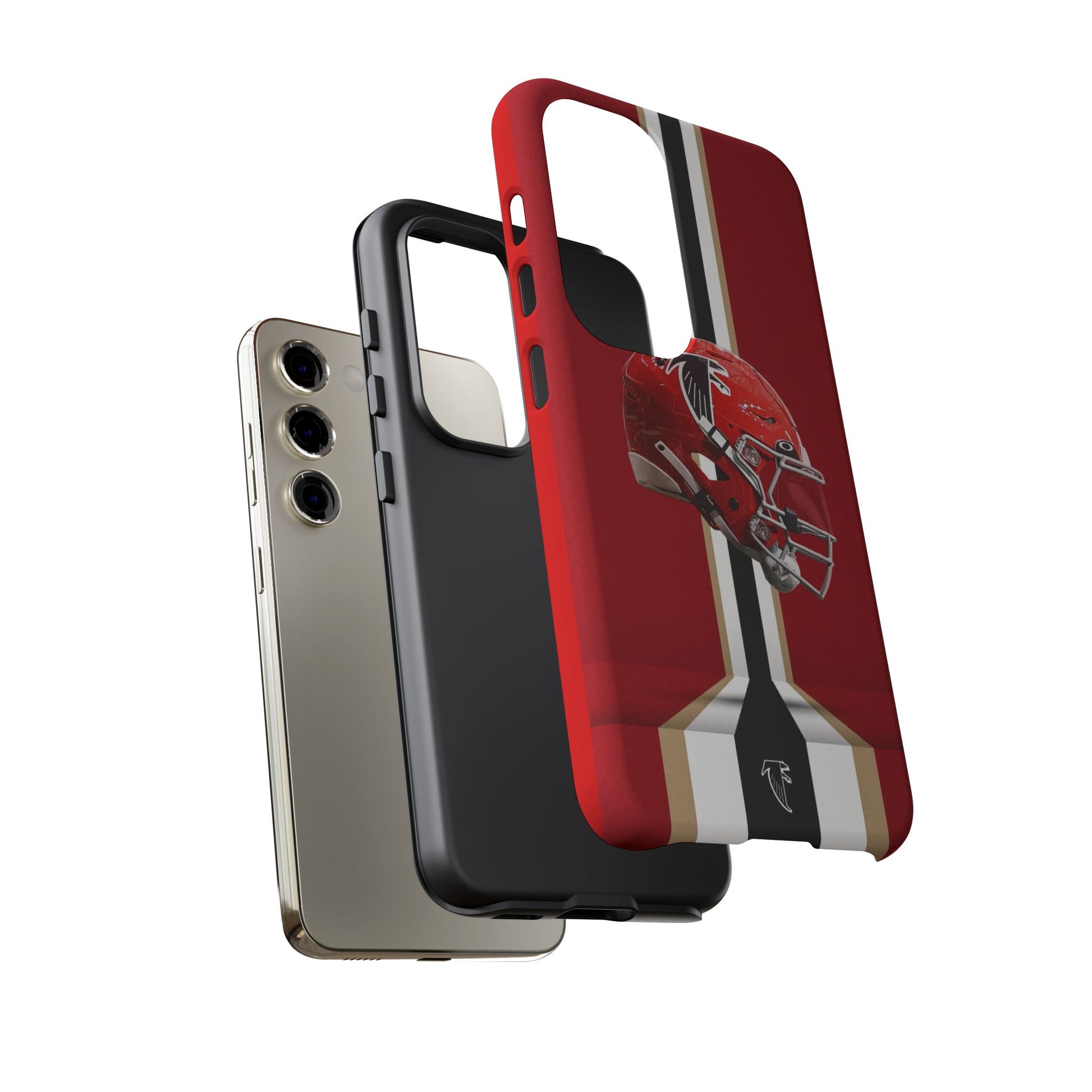 Atlanta Falcons Football Helmet Logo Tough Cases for iPhones, Samsung, and Pixel